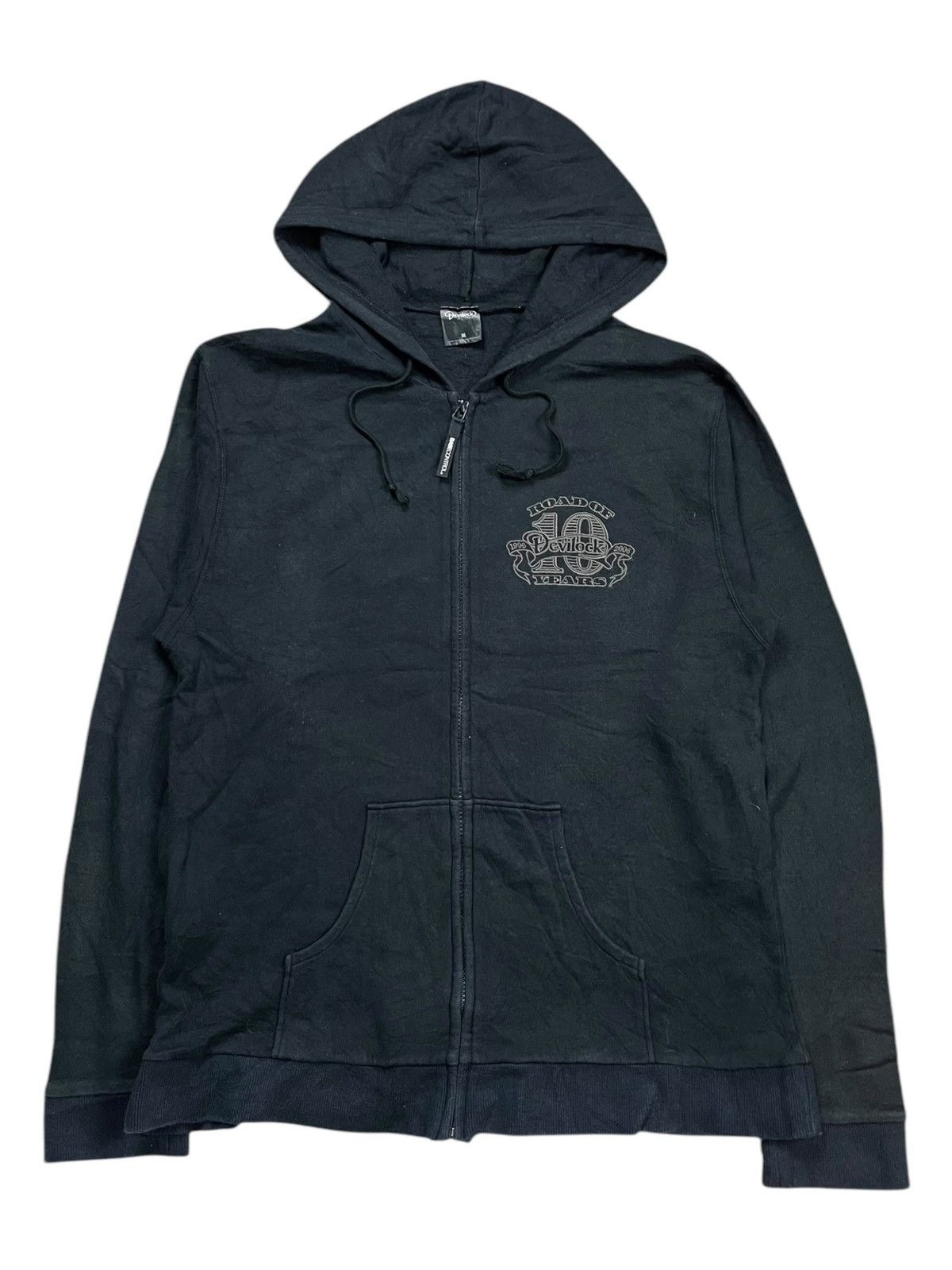 20471120 2000s Devilock - 10th Anniversary Skull Zip Hoodie Size US M / EU 48-50 / 2 - 2 Thumbnail