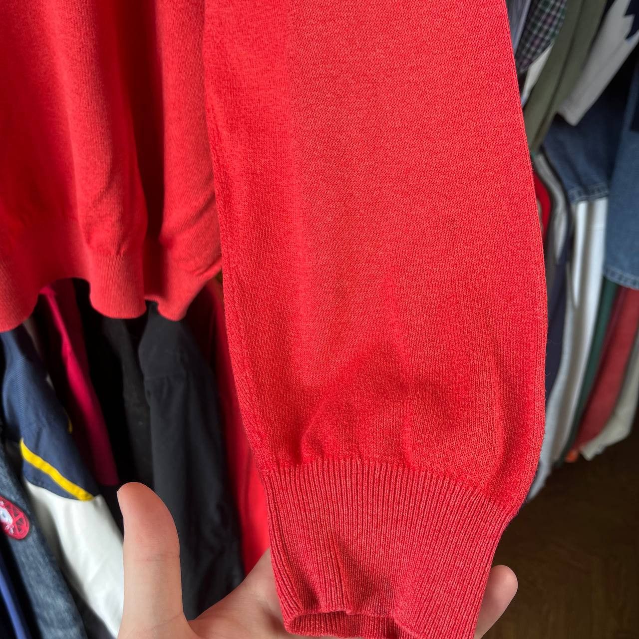 Iceberg Vintage 90s ICEBERG Peanuts Snoopy Red Sweater Jumper Size US L / EU 52-54 / 3 - 13 Thumbnail