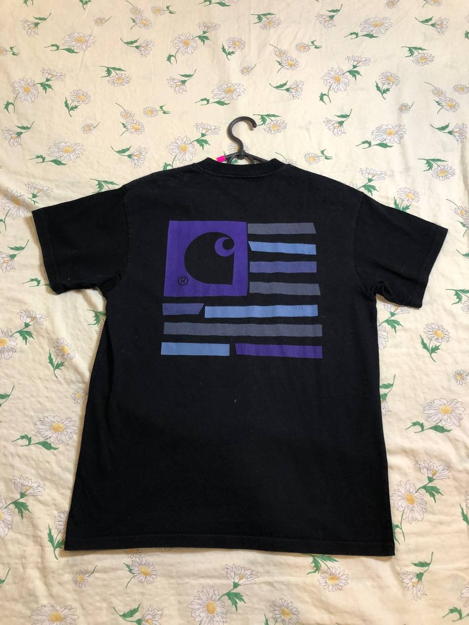 Carhartt Carhartt Black T-Shirt Streetwear big print logo Y2K Size US XS / EU 42 / 0 - 10 Thumbnail