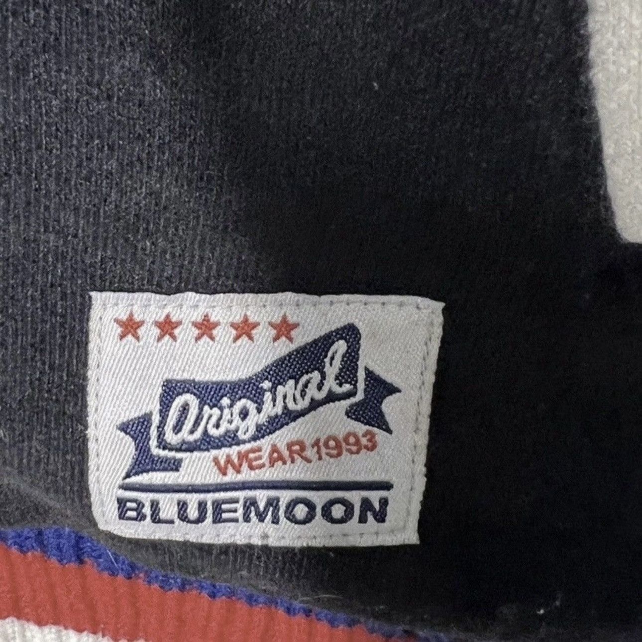 Blue Blue Japan bluemoon varsity jacket big logo embroidered nice design Size US M / EU 48-50 / 2 - 4 Thumbnail