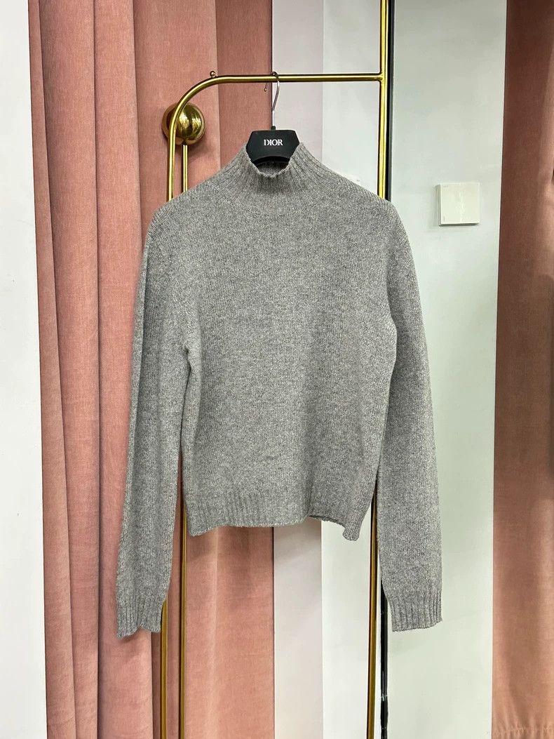 The Row The Row Gray Cashmere Turtleneck Sweater - dmc Size US XS / EU 42 / 0 - 1 Thumbnail