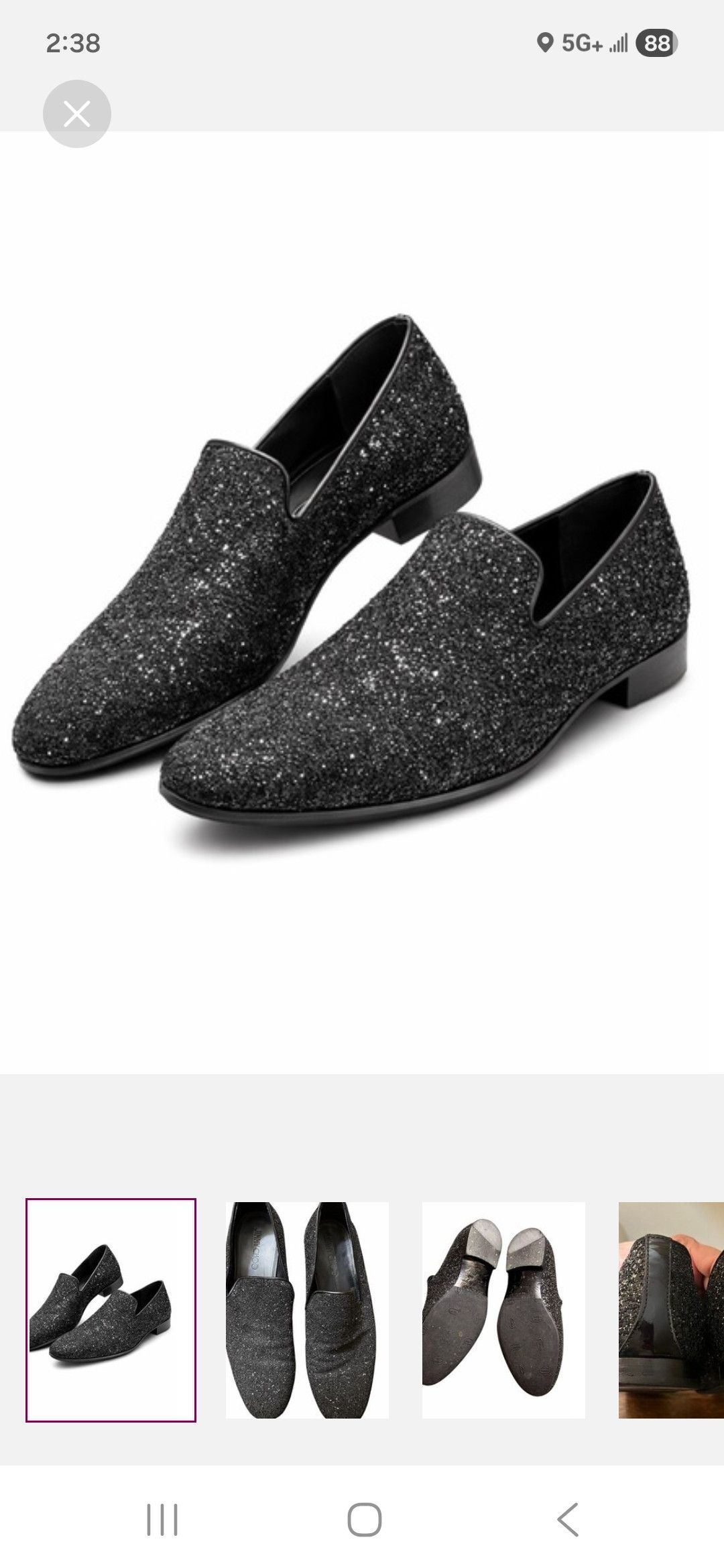 Jimmy Choo Jimmy choo glitter shoes Size US 9.5 / EU 42-43 - 12 Thumbnail