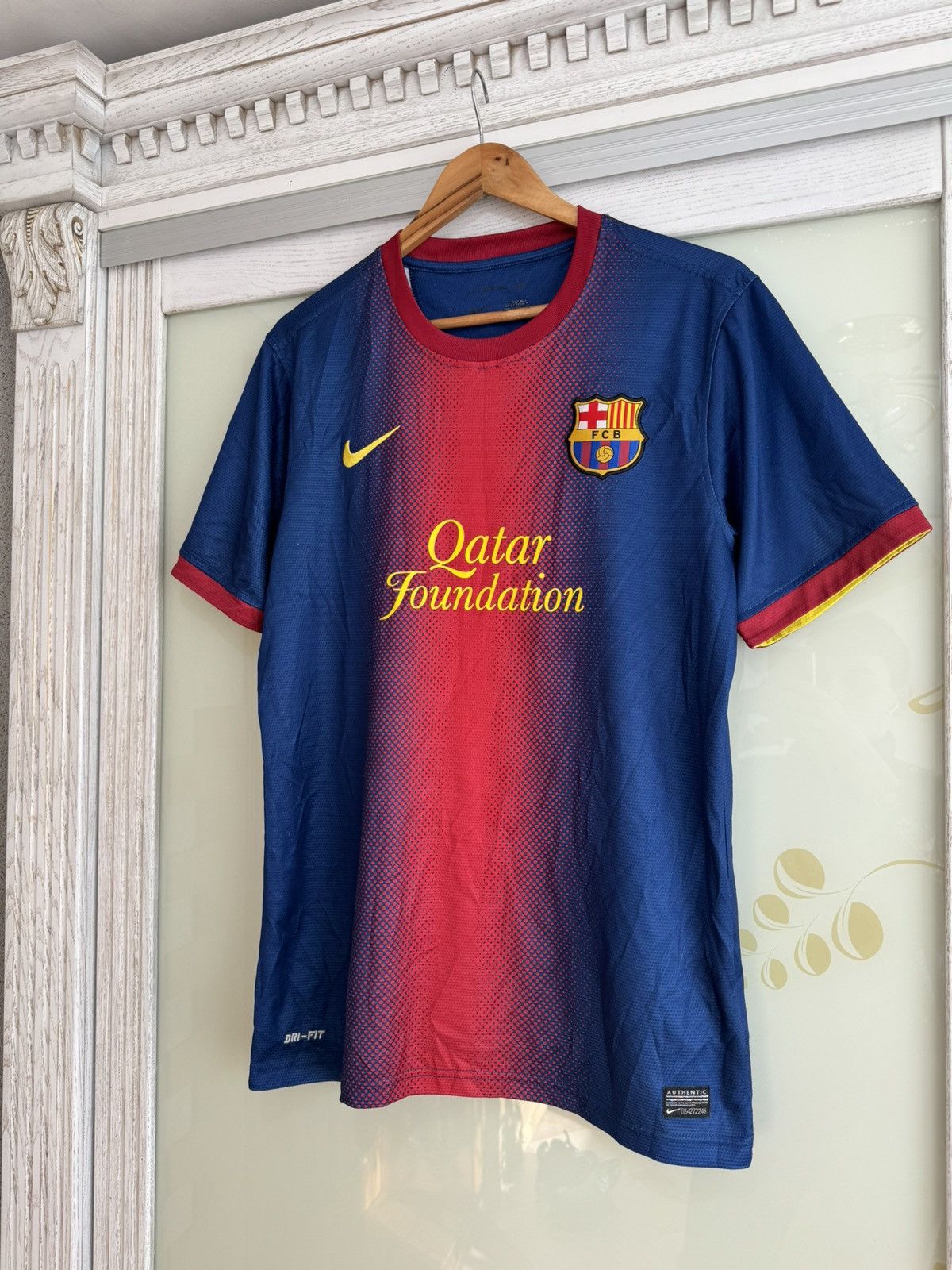 Nike Barcelona Messi 2012-2013 Home Soccer Jersey Football Shirt Size US L / EU 52-54 / 3 - 6 Thumbnail