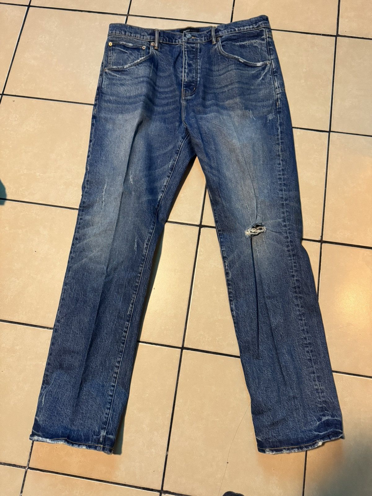 Purple Brand Purple Brand P005 Vintage Scratch Size US 40 / EU 56 - 1 Thumbnail