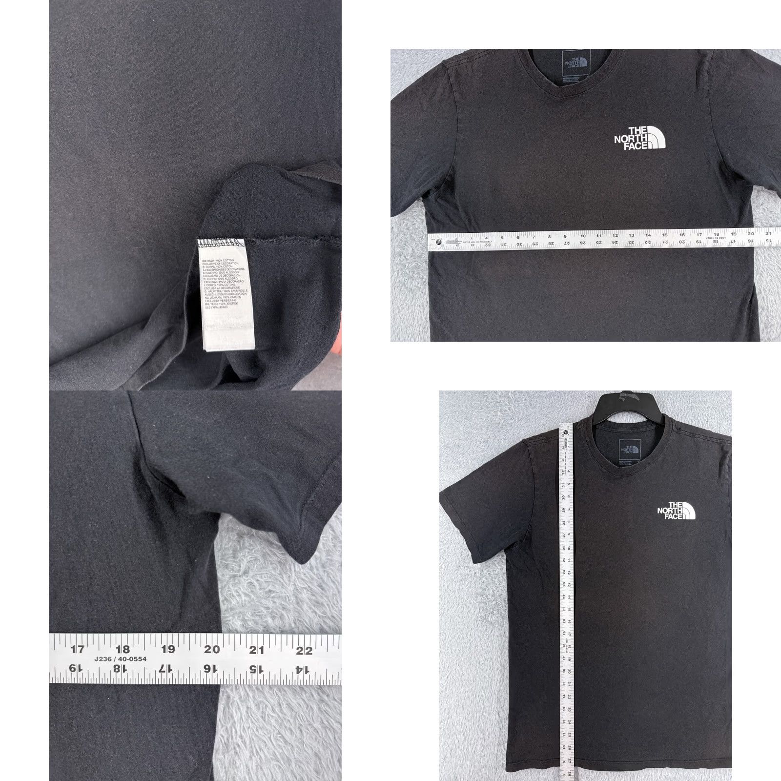 The North Face The North Face Shirt Men M Black Short Sleeve Crew Neck Cotton Logo T-Shirt All Seasons Outdoor Mens Size US M / EU 48-50 / 2 - 8 Thumbnail