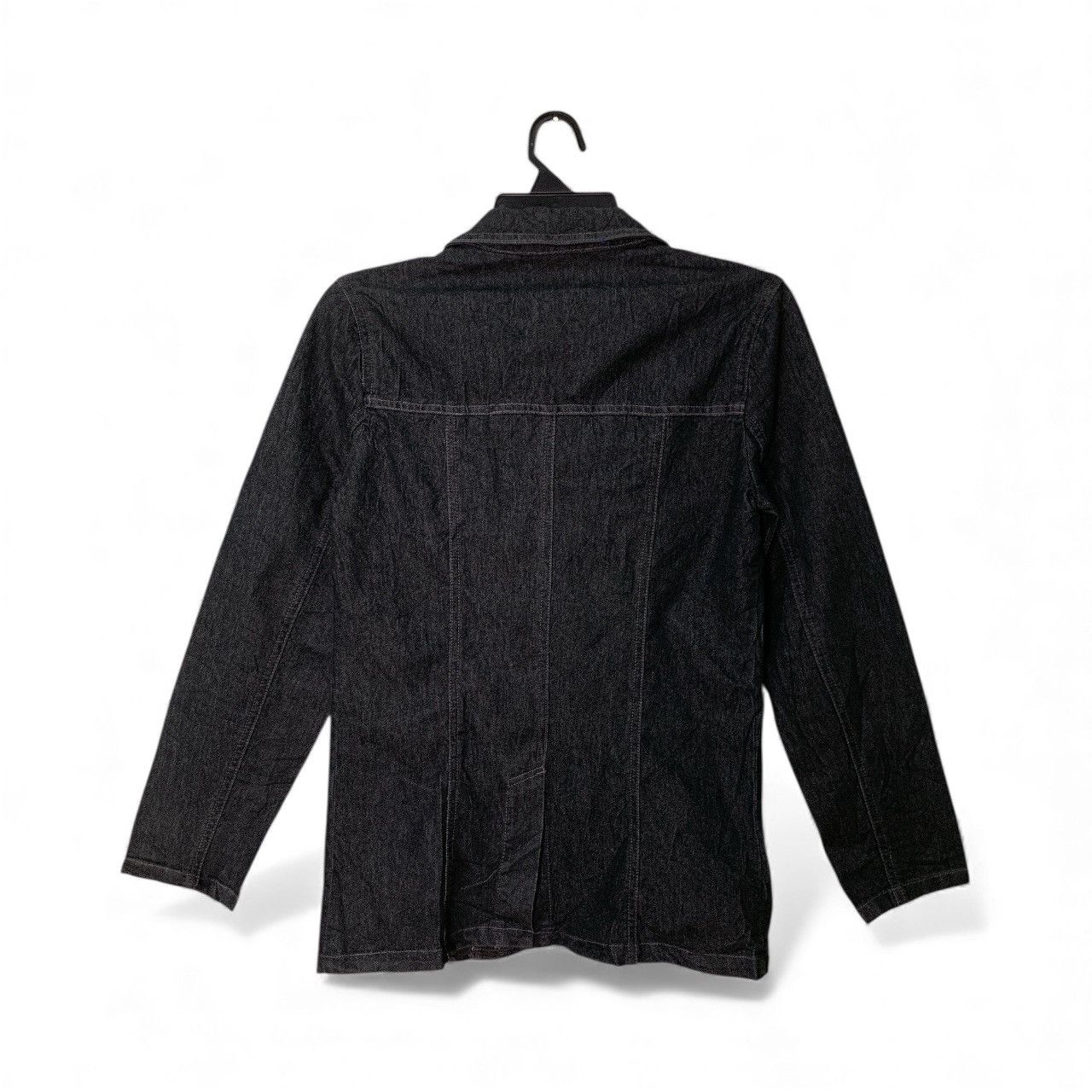 Other Rare Design Jouer Aux Echecs Denim Jackets Size M / US 6-8 / IT 42-44 - 2 Thumbnail