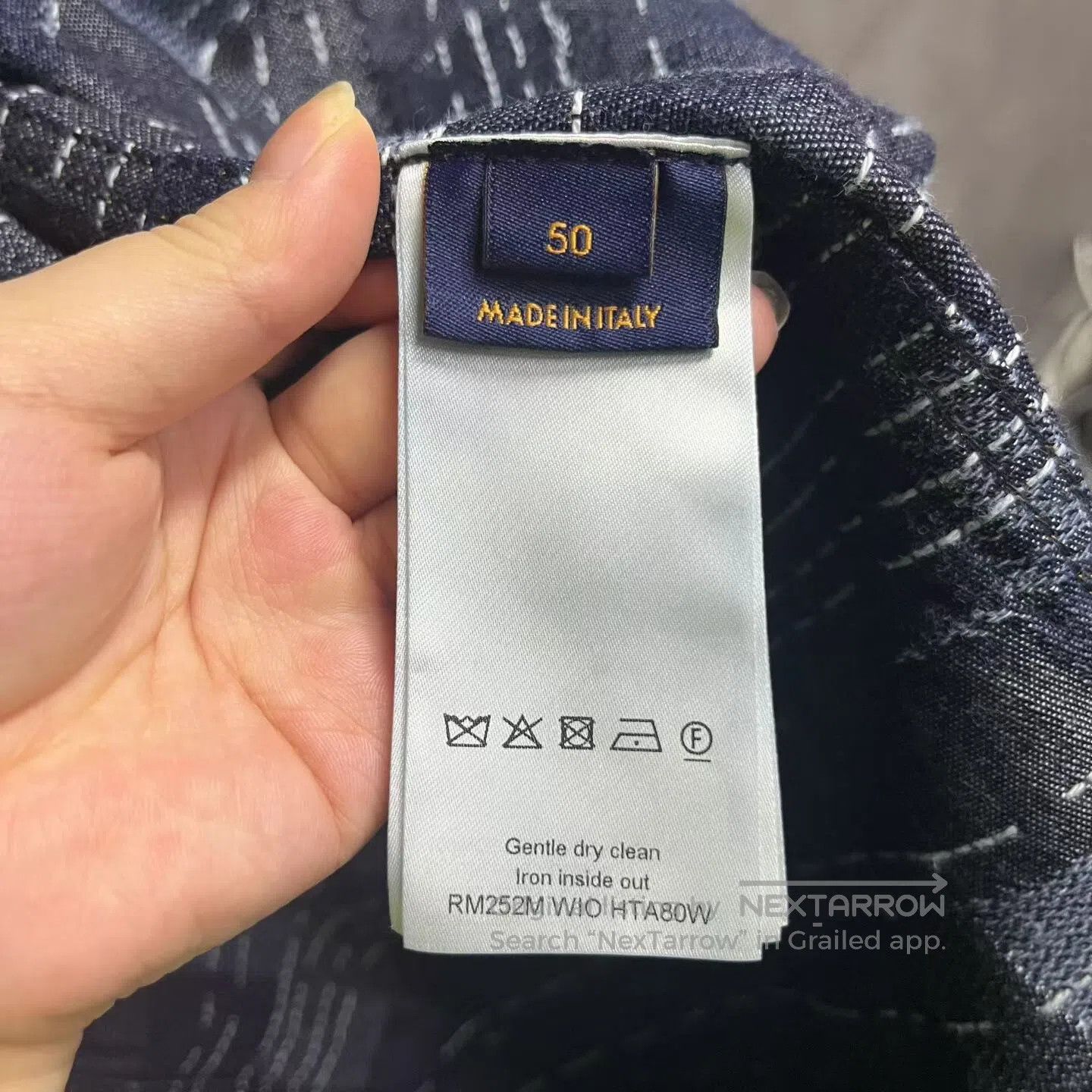 Louis Vuitton Louis Vuitton Checkered single-row buttoned workwear jacke Size US M / EU 48-50 / 2 - 3 Thumbnail