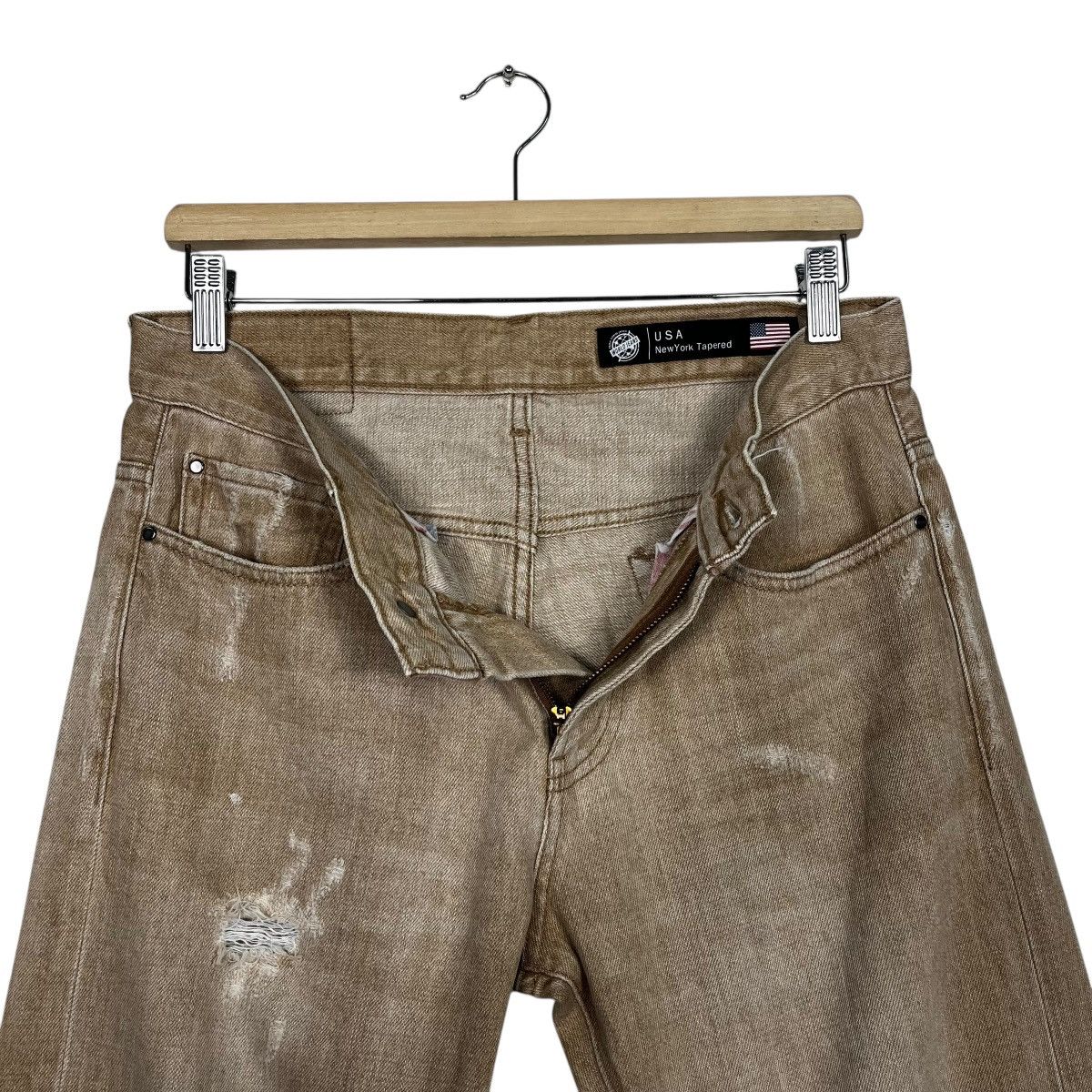 Japanese Brand Vintage Back Number Distressed Pants Size 32" / US 10 / IT 46 - 15 Thumbnail