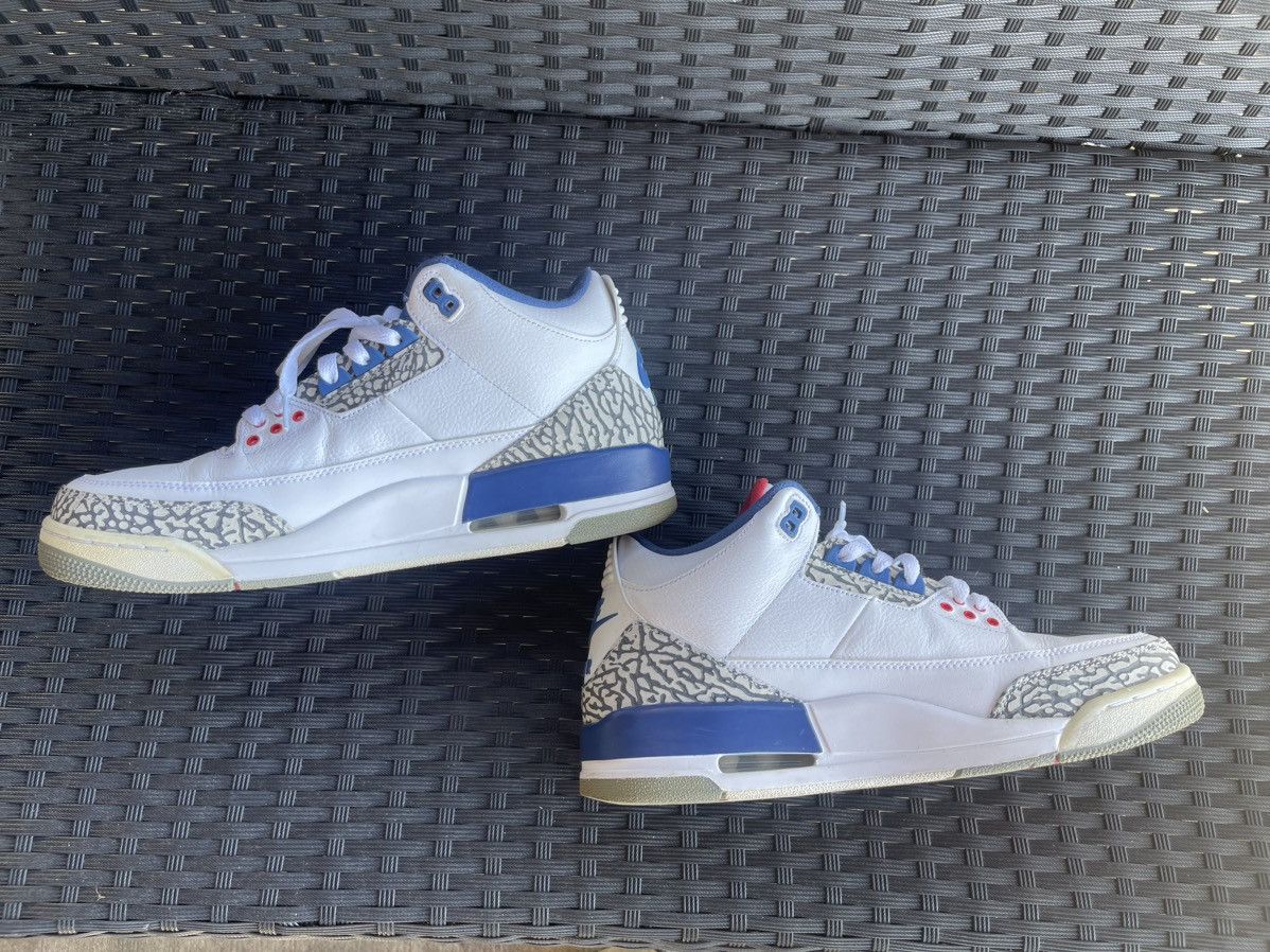 Jordan Brand × Nike Air Jordan Retro 3 “True Blue” Size US 10.5 / EU 43-44 - 4 Thumbnail