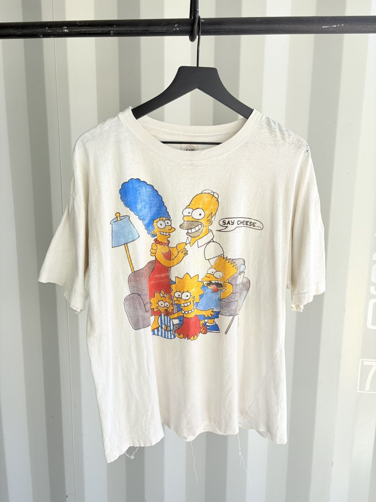 Vintage Vintage The Simpsons Shirt Faded Distressed Boxy Grunge Size US XL / EU 56 / 4 - 1 Thumbnail