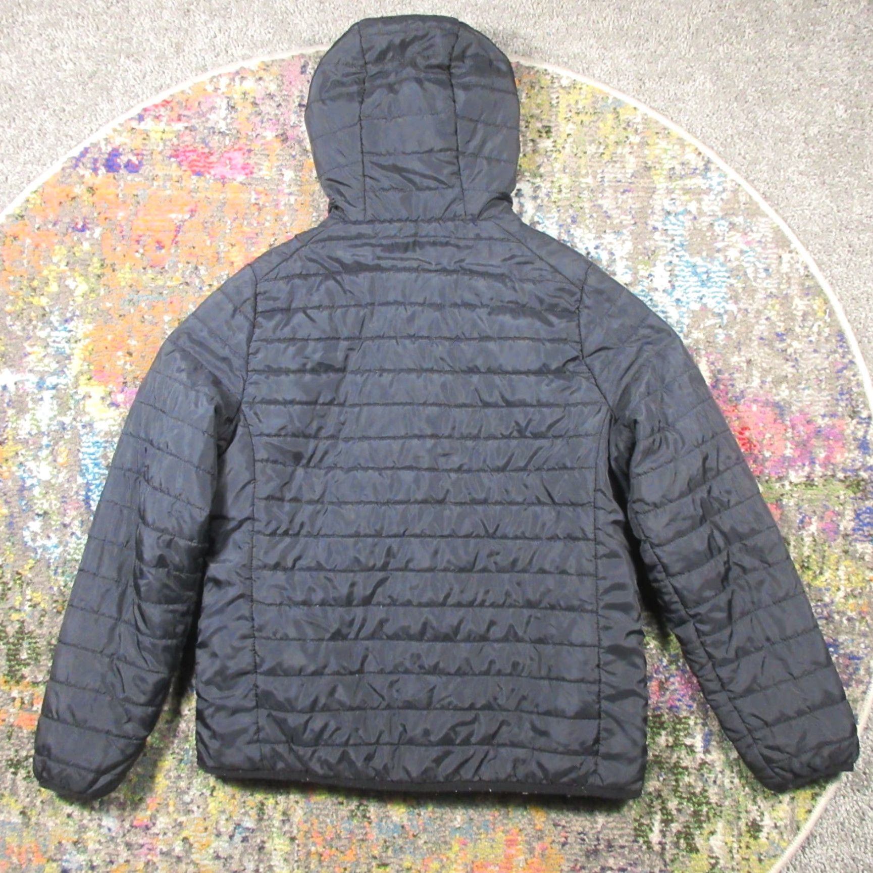 Vintage Craghoppers Compresslite Puffer Jacket Womens Large Black Hooded Packable Mid-Length Zip Full Zip Casual Travel Size L / US 10 / IT 46 - 2 Thumbnail