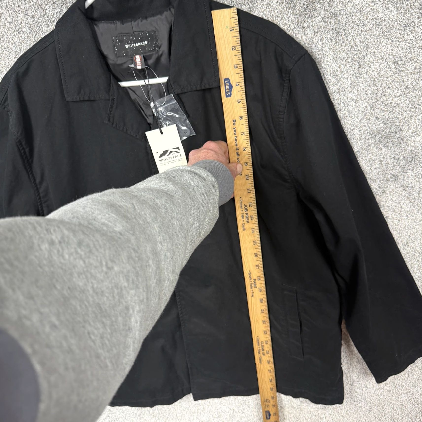 Vintage Whitespace Camp Shirt Jacket Mens XL Black Windbreaker Canvas Jacket Size US XL / EU 56 / 4 - 2 Thumbnail