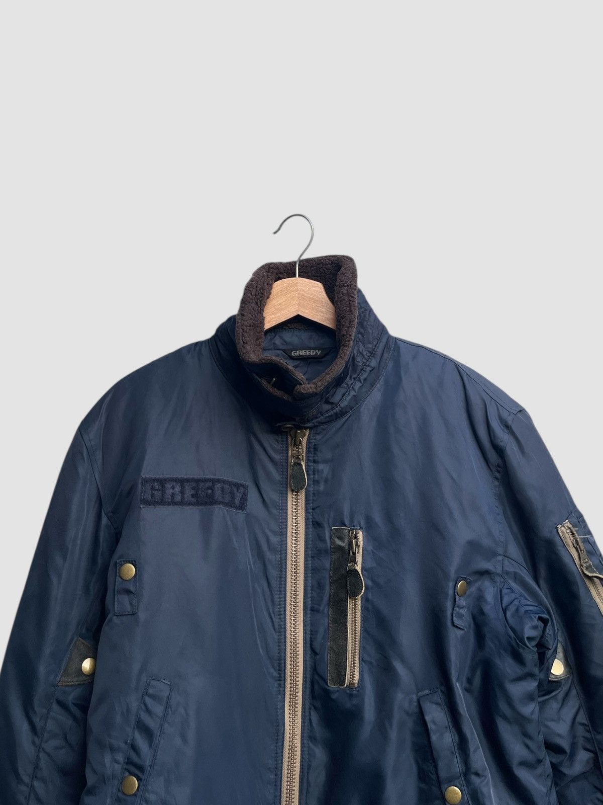 Kadoya Vintage Greedy Motorcycle Rider Bomber Jacket Size US S / EU 44-46 / 1 - 8 Thumbnail