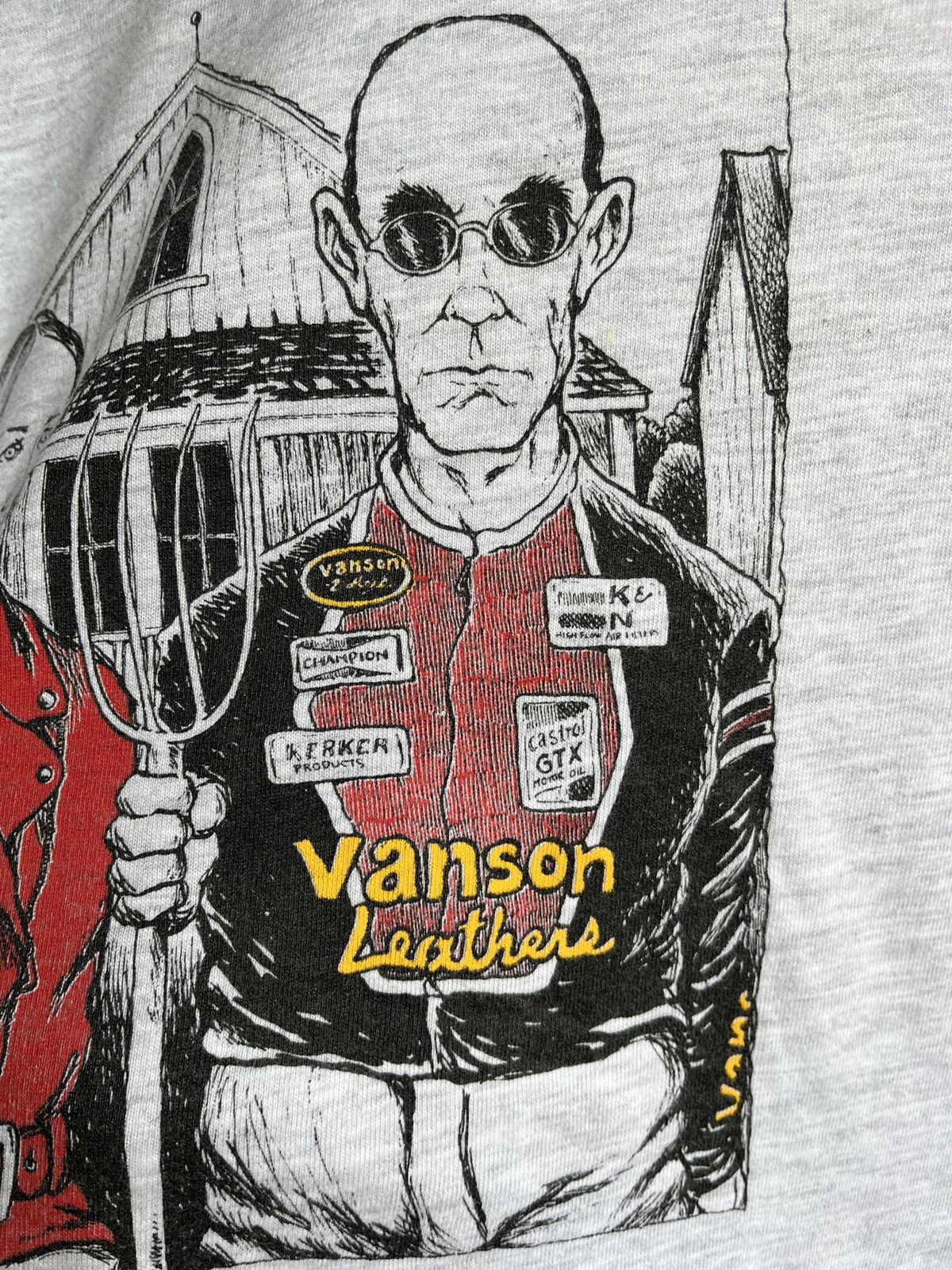 Vanson Leathers Vintage 90s Vanson Leather x American Gothic Size US L / EU 52-54 / 3 - 5 Thumbnail