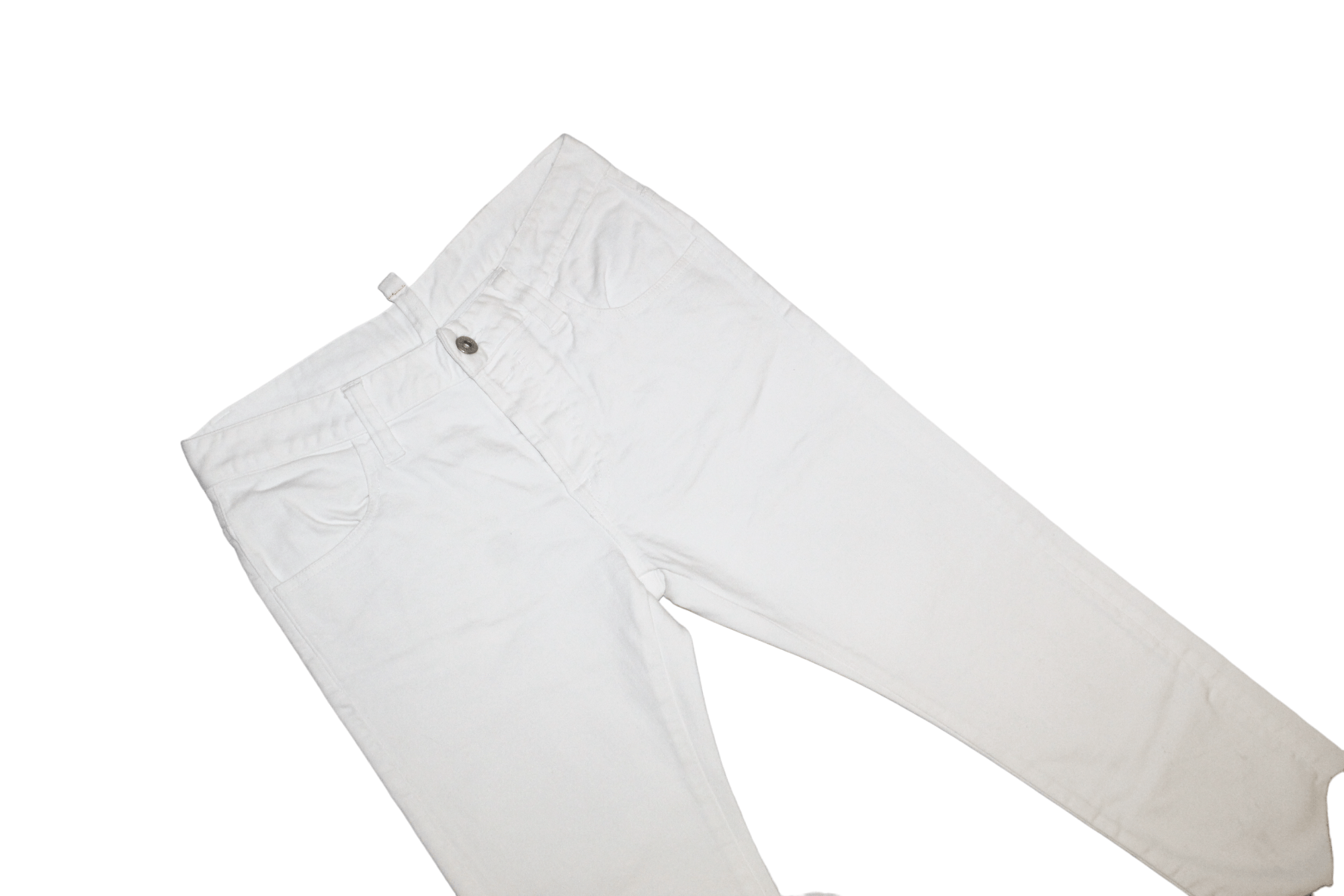 Beauty Beast Maurizio Massimino Skinny Cropped Fringed Raw Cut Jeans Size US 29 - 4 Thumbnail