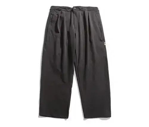 Japanese Brand 21SS Indigo Union Japan Black Straight Legs Pants Size US 33 - 1 Thumbnail