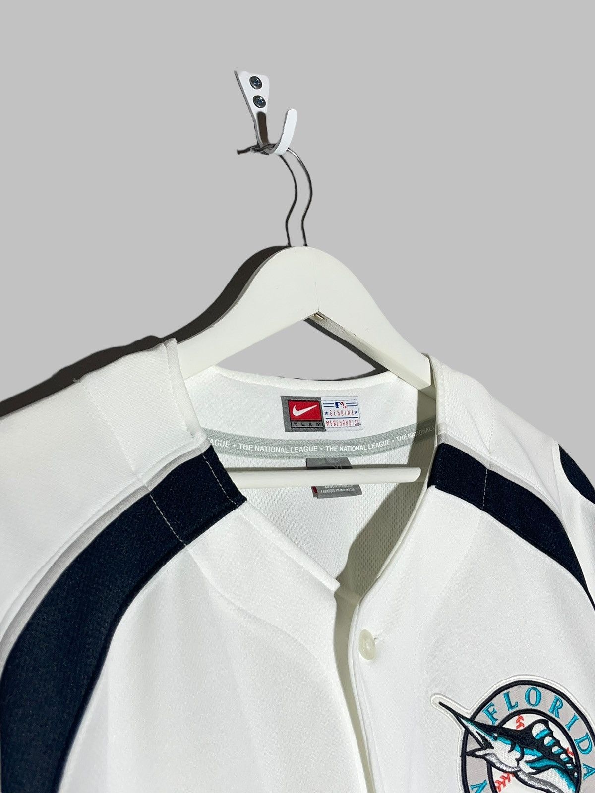 Nike × Vintage Florida Marlins MLB Baseball Vintage Nike Y2k Button Shirt Size US XL / EU 56 / 4 - 5 Thumbnail