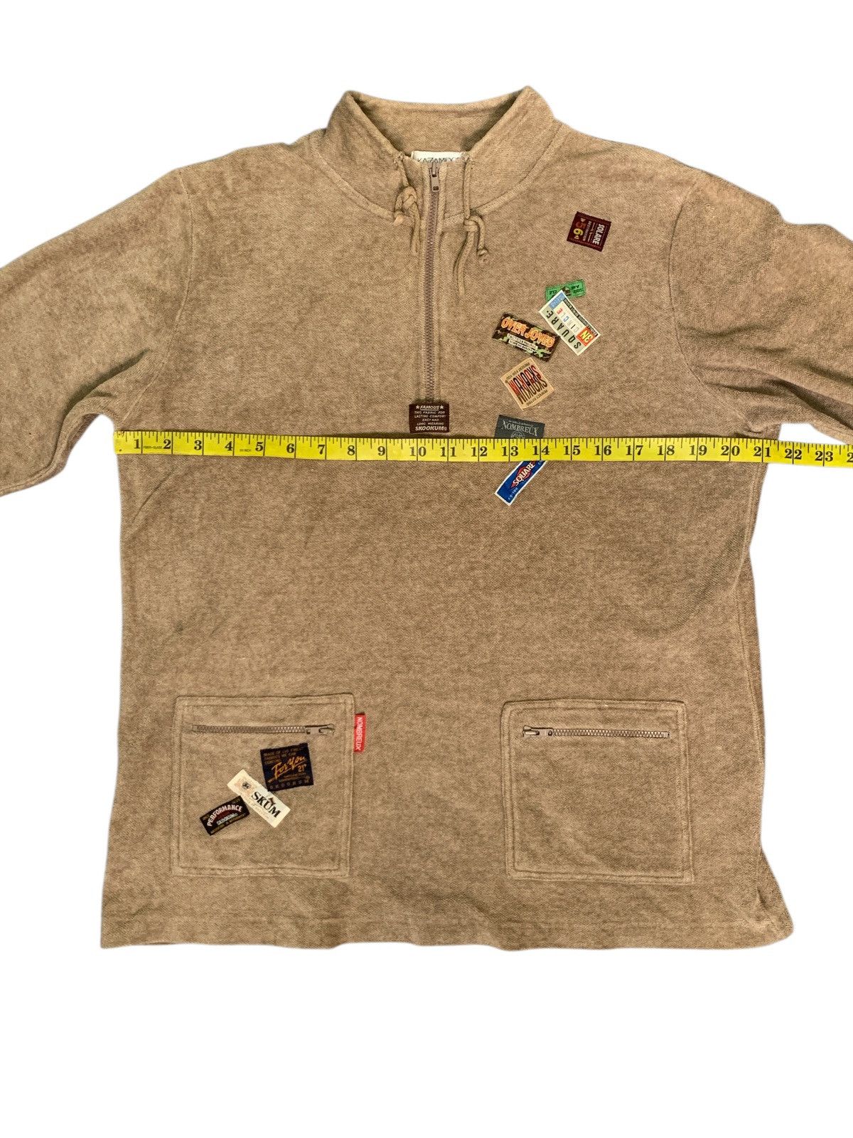 Japanese Brand Rare Design Kazamidori By Naicai Half Zipper Sweatshirts Size M / US 6-8 / IT 42-44 - 12 Thumbnail
