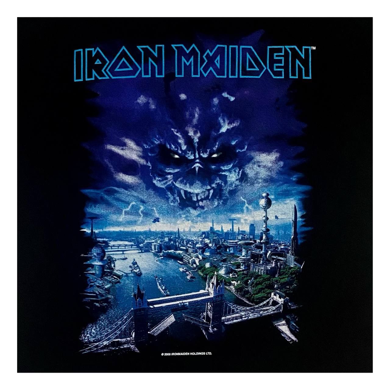 Band Tees × Iron Maiden × Vintage 2000 Iron Maiden " Brave New World " Tour Band T Shirt Size US XL / EU 56 / 4 - 2 Thumbnail