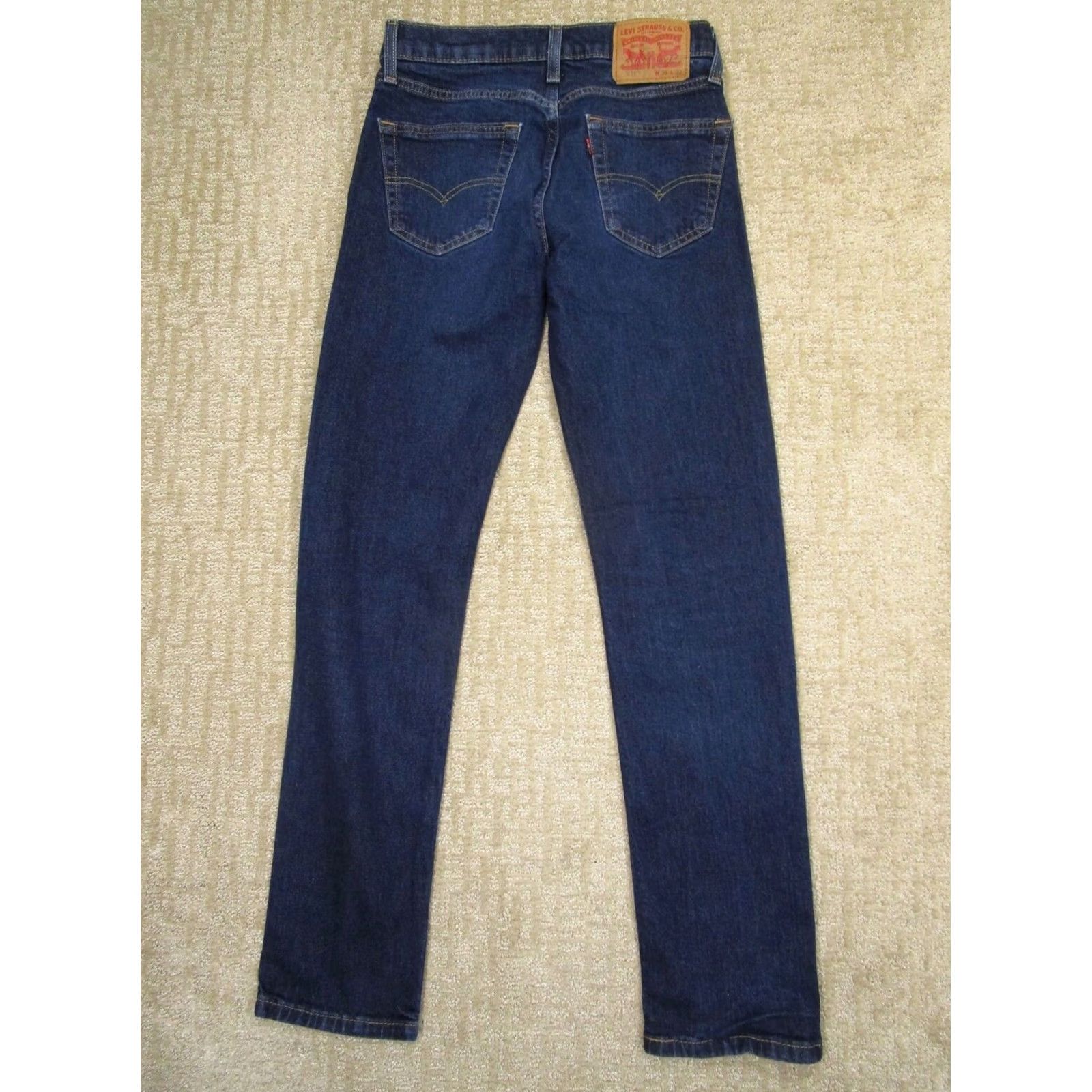 Levi's Levi's 511 Jeans Men 29x32 Blue Slim Straight Denim Stretch Pockets Logo 5-Pocket Style Regular Size Type Jeans Mens Size US 29 - 3 Thumbnail
