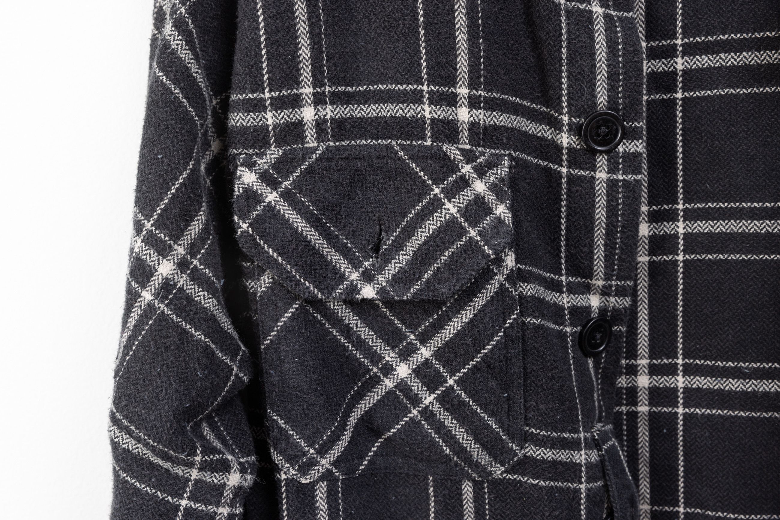 Greg Lauren Plaid black buttonup Size US S / EU 44-46 / 1 - 4 Thumbnail