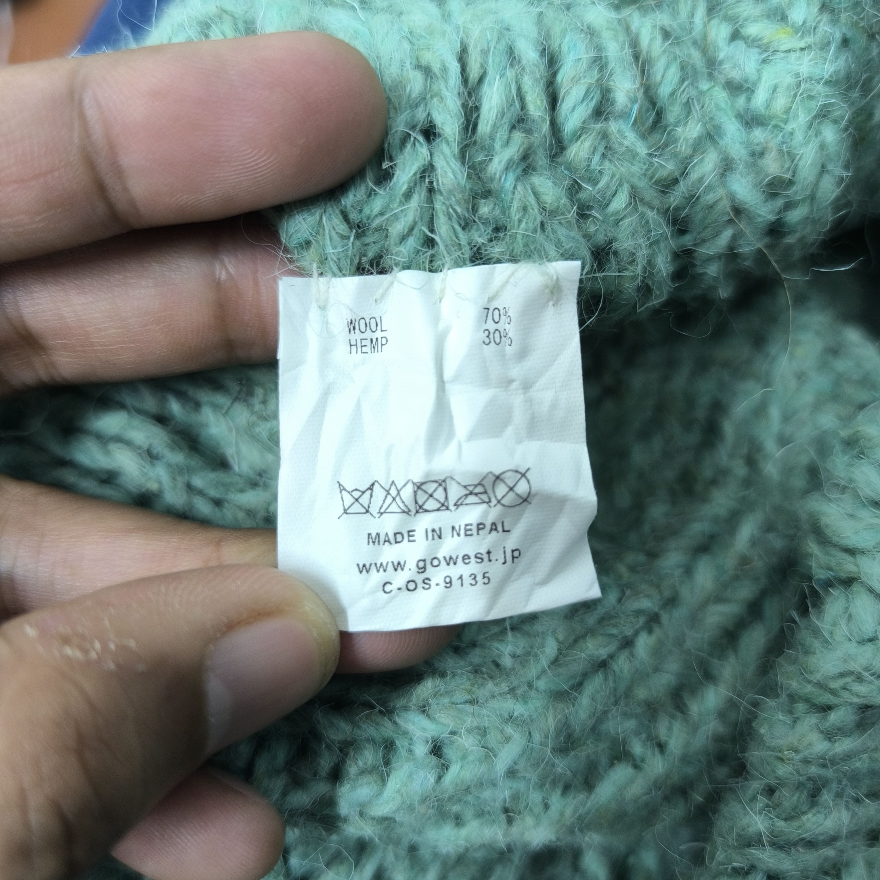 14th Addiction ✳️ Gohemps japan peace no war hemps wool beanie hat Size ONE SIZE - 6 Thumbnail