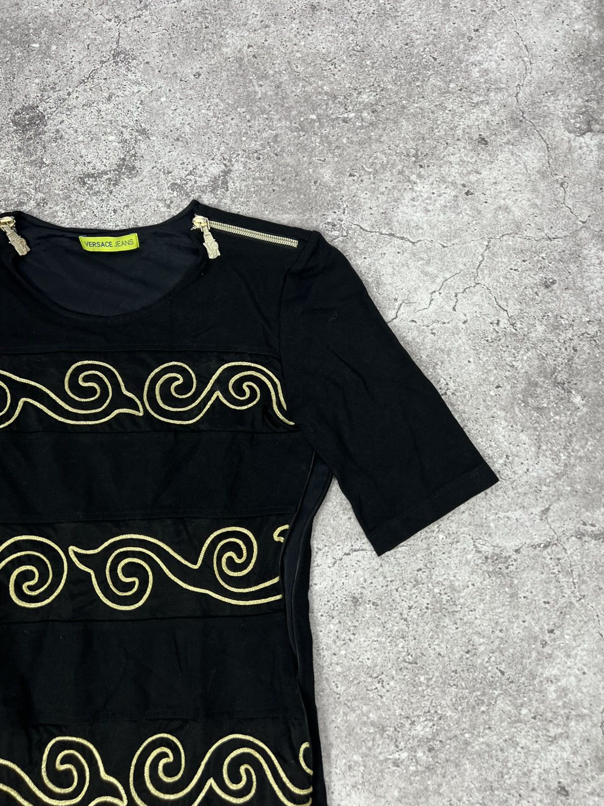 Versace Jeans Couture Versace Jeans Mini Dress Black Size M / US 6-8 / IT 42-44 - 6 Thumbnail