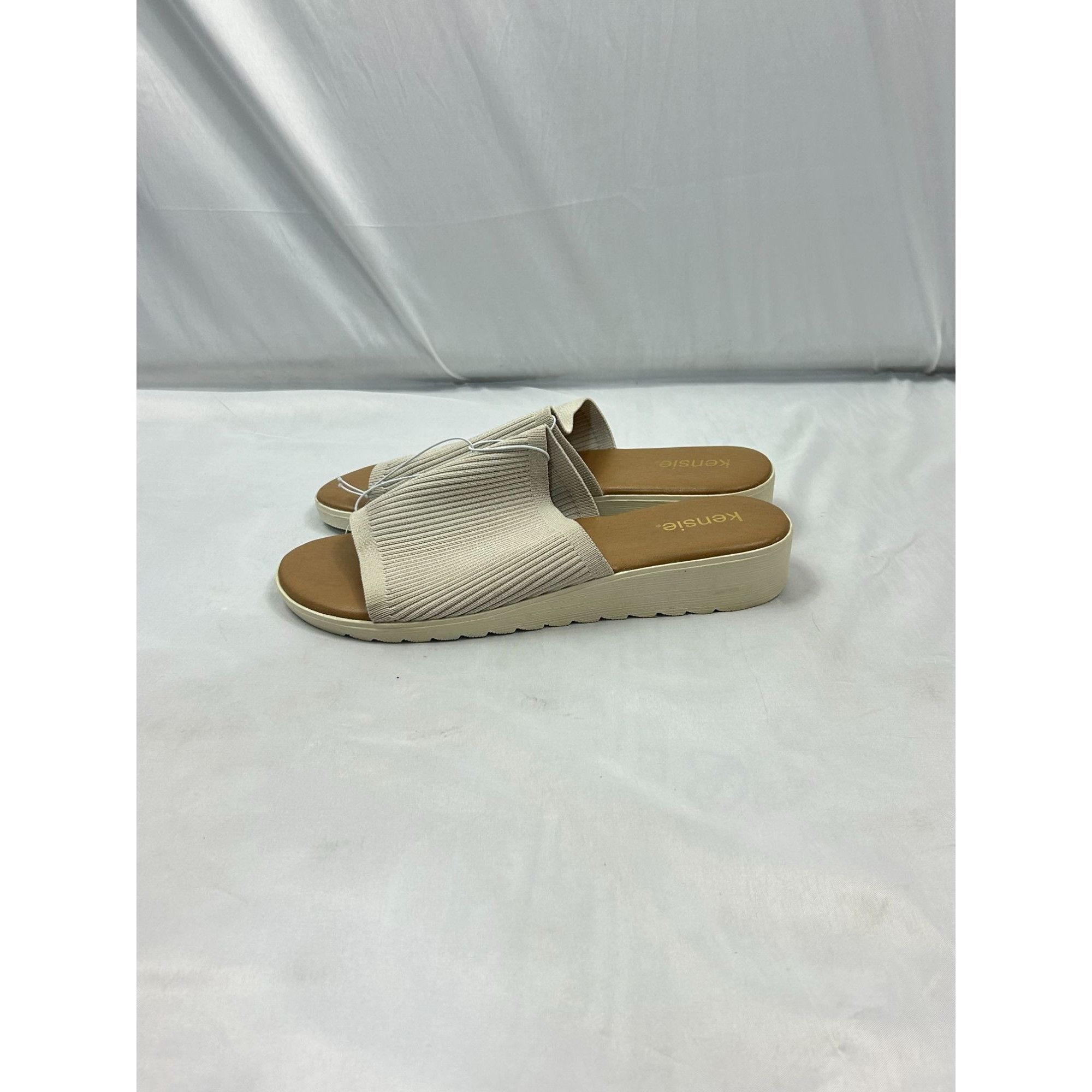 Other Kensie Ellie Slide Sandals Women’s Size 10 Beige Platform Ri Size US 10 / IT 40 - 4 Thumbnail