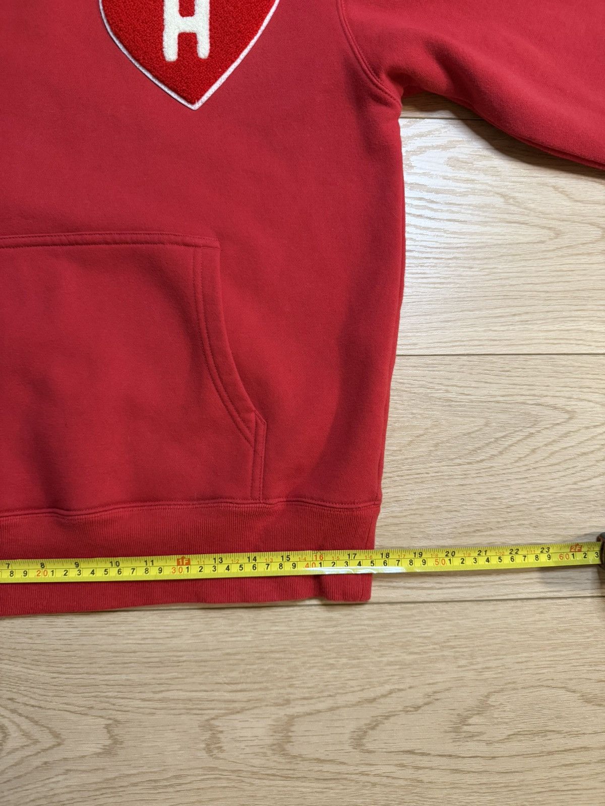 Human Made Human Made Nigo Happiness Rewind Red Hoodie Size US M / EU 48-50 / 2 - 5 Thumbnail