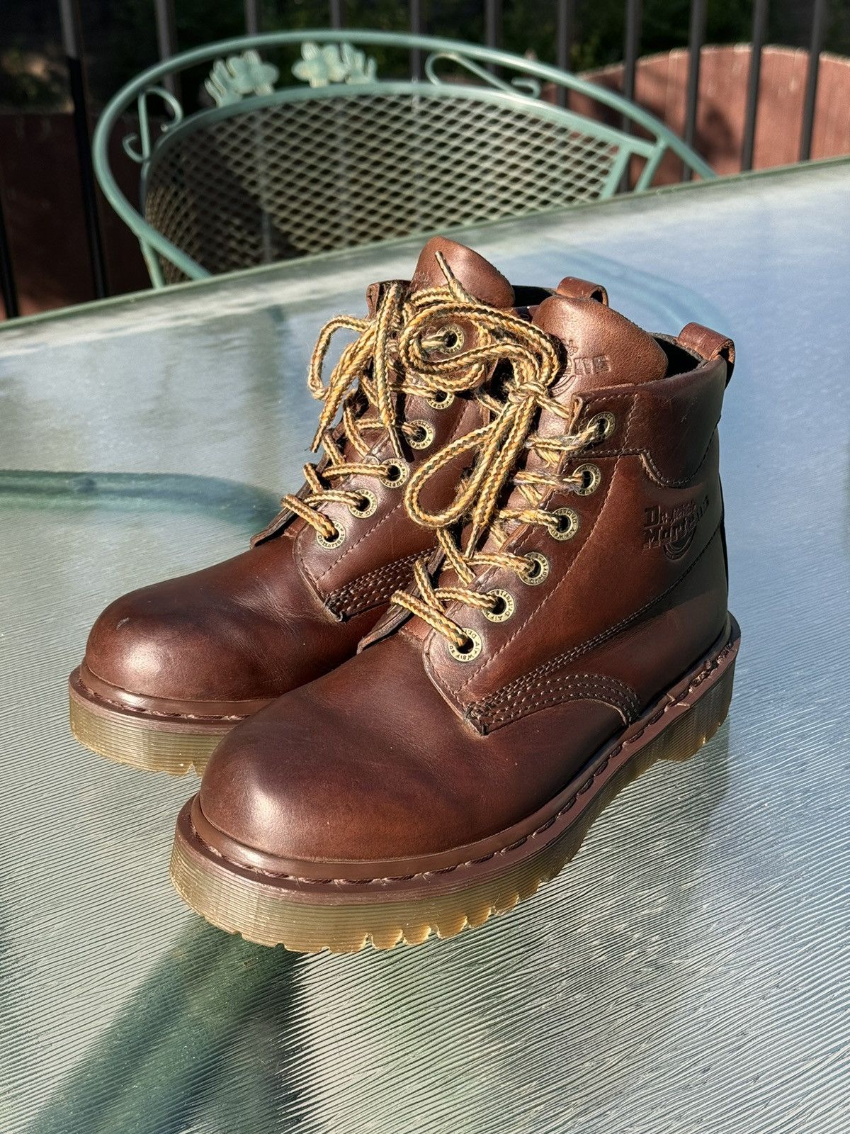 Dr. Martens Vintage 1980s Dr. Martens Hiking Boots RARE Size US 7 / IT 37 - 1 Thumbnail