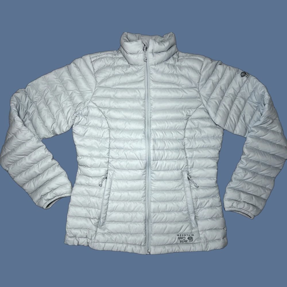 Mountain Hardwear VINTAGE Mountain Hardwear Down Puffer Jacket Women’s S Light Grey Nip?? Size S / US 4 / IT 40 - 1 Thumbnail