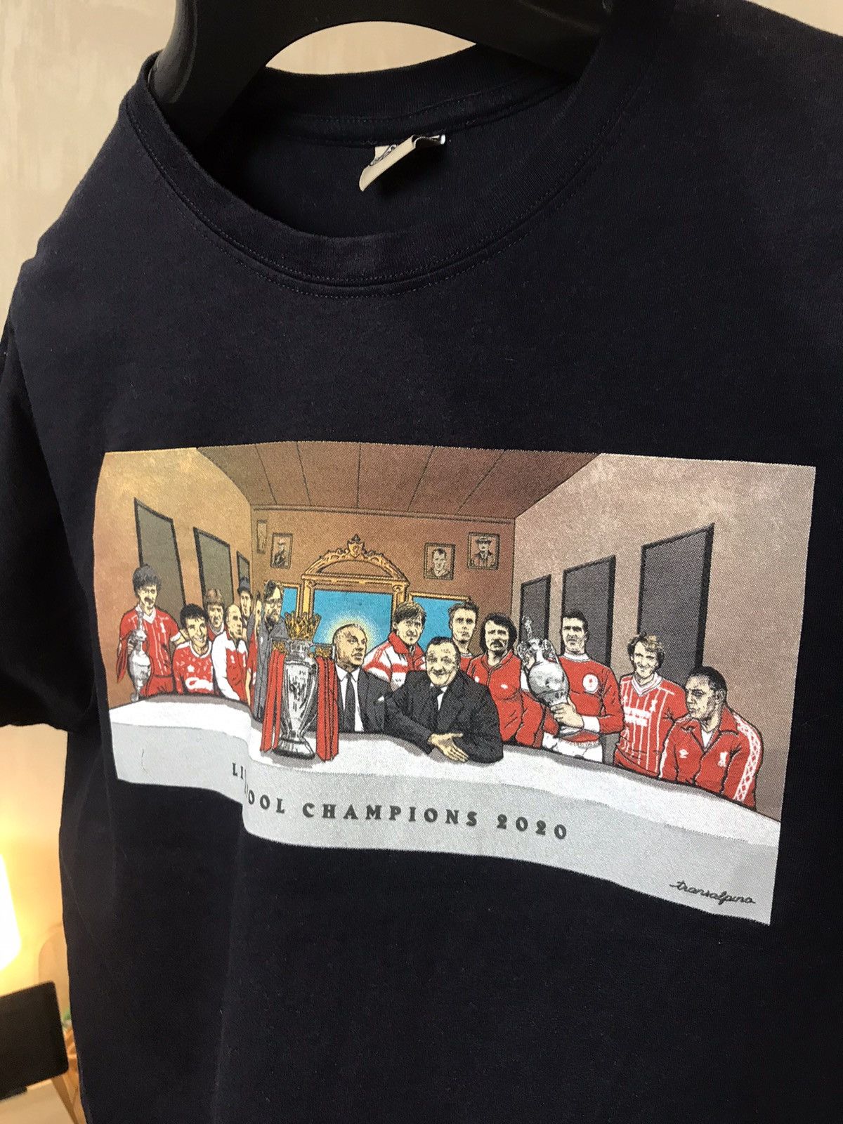 Other 🔥 Rare Liverpool Champions 2020 T Shirt Club Transalpino Size US L / EU 52-54 / 3 - 10 Thumbnail