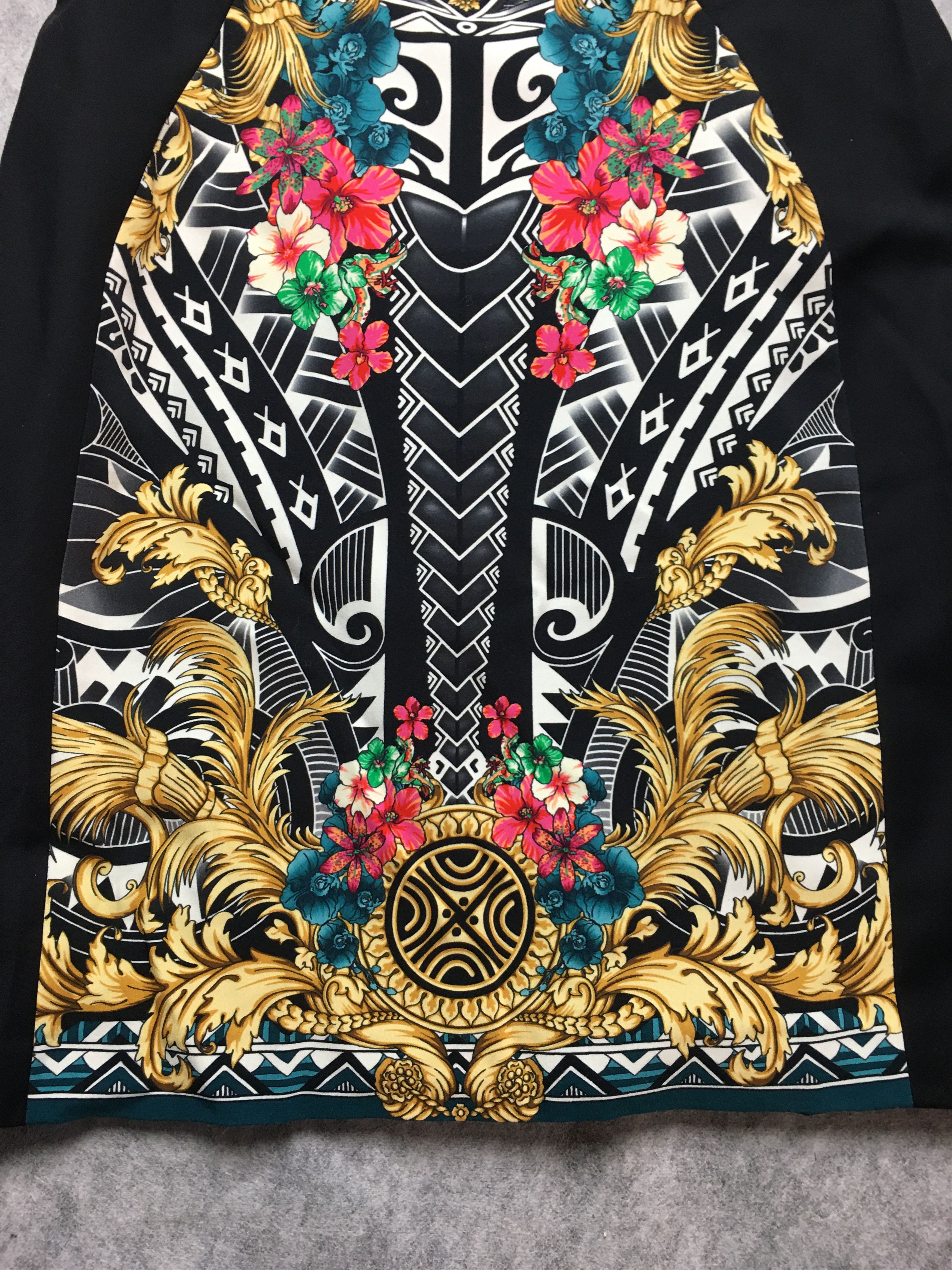 Versace Versace Collection Baroque Aztec Sleeveless Sheath Dress Size L / US 10 / IT 46 - 10 Thumbnail