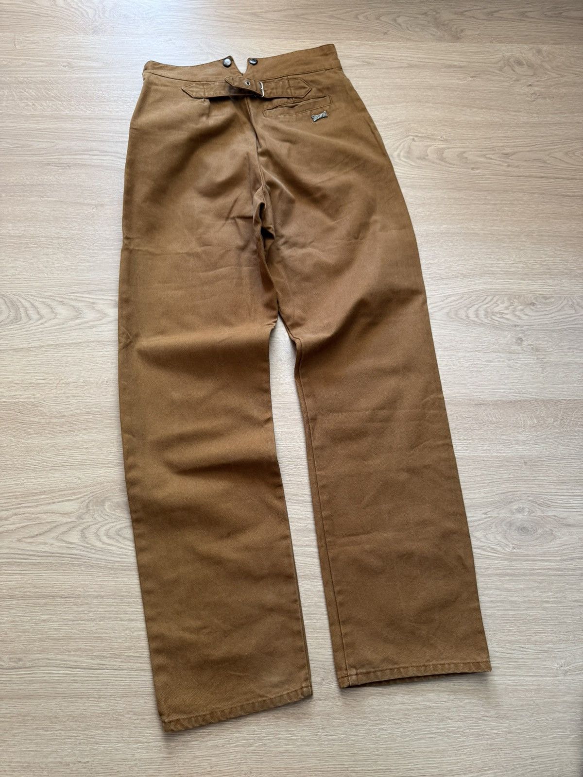 Cowboy Equipment Vintage StockerPoint Buckle Back Western Cowboy Brown Pants Size US 32 / EU 48 - 4 Thumbnail