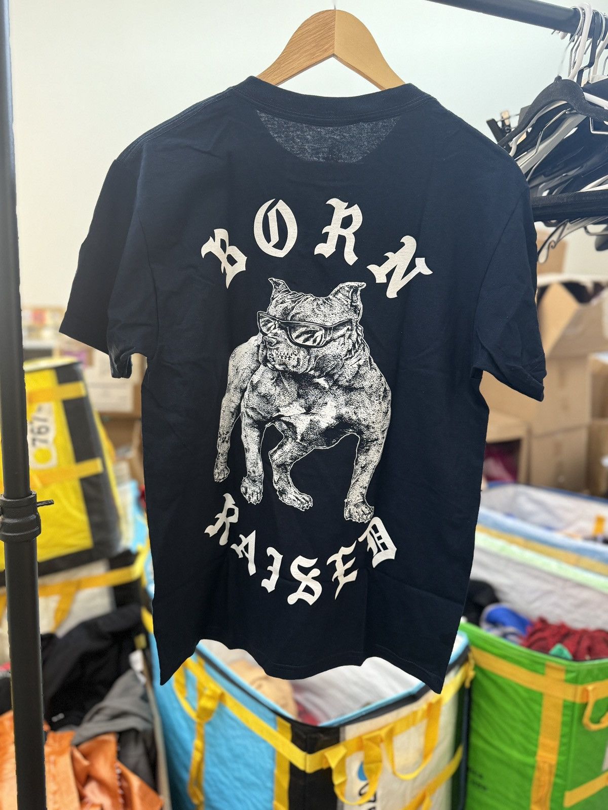 Born X Raised BORN X RAISED ON THE TURF BXR BOAR TEE NAVY Size M Size US M / EU 48-50 / 2 - 1 Thumbnail