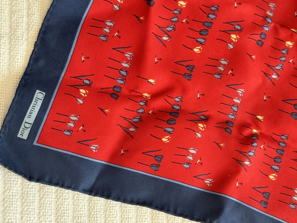 Christian Dior Monsieur × Dior × Vintage Scarf 100% silk Dior Size ONE SIZE - 2 Thumbnail