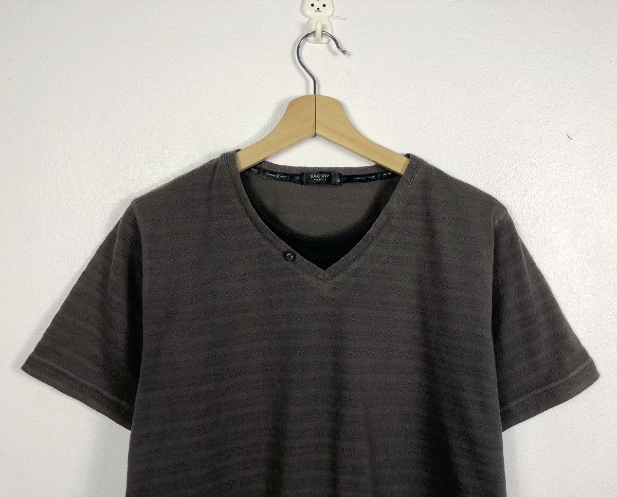 Yohji Yamamoto Rare Yohji Yamamoto Sacsny Y'saccs Tee Size US M / EU 48-50 / 2 - 2 Thumbnail