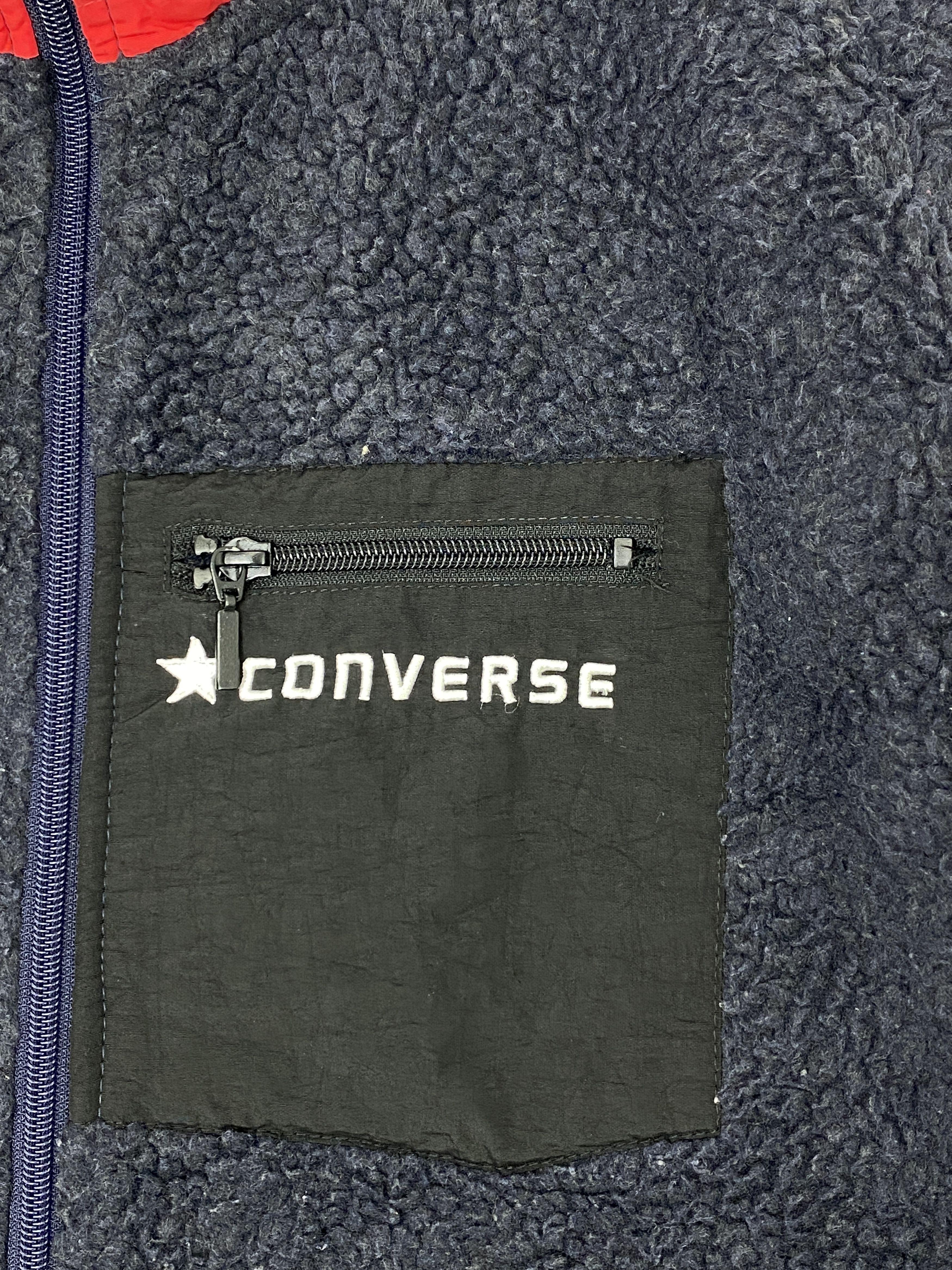 Converse Vintage Converse Fleece Zipper Jacket JA0144 Size US L / EU 52-54 / 3 - 6 Thumbnail