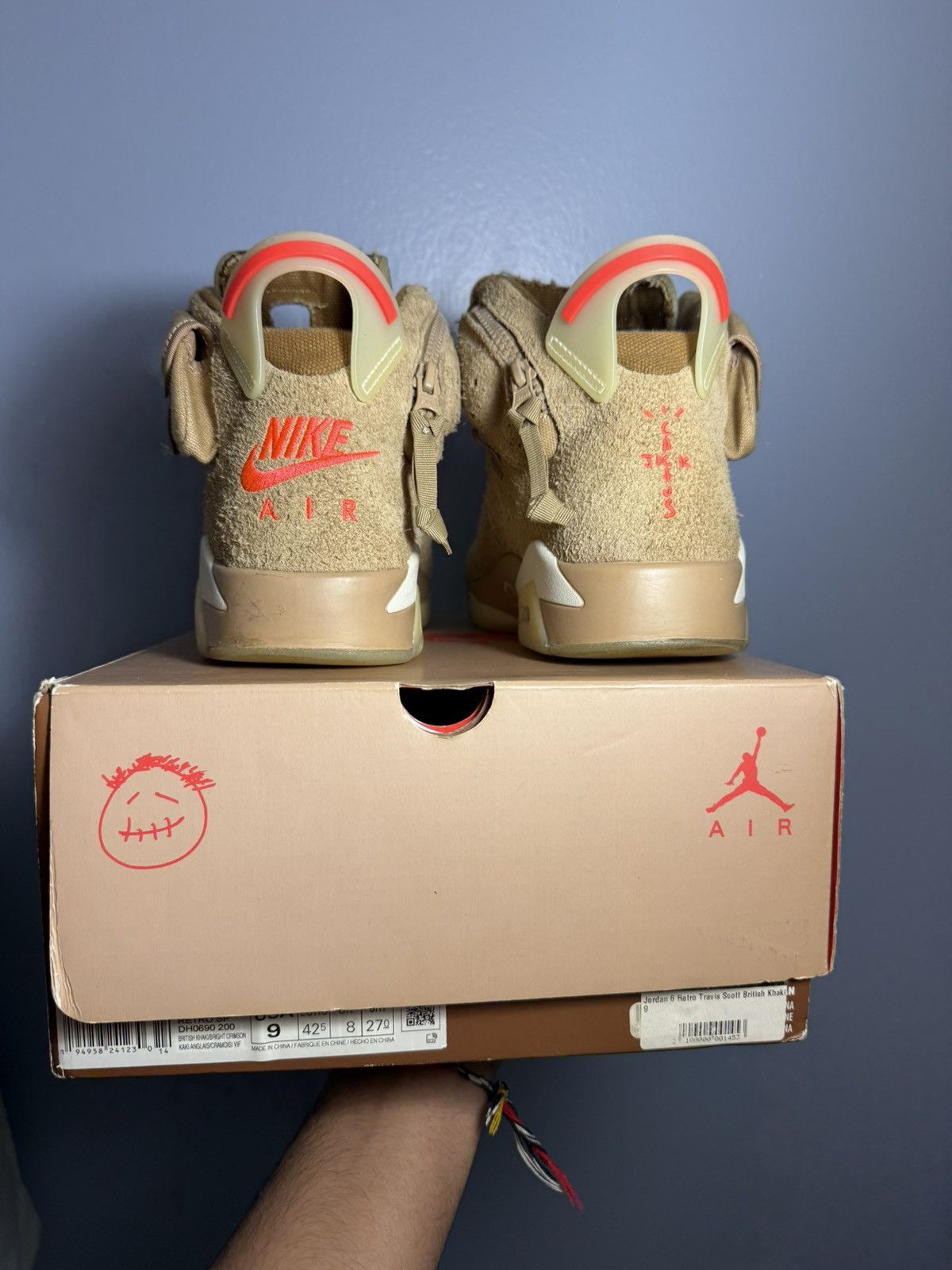 Jordan Brand × Travis Scott Jordan 6s “British Khaki” Size US 9 / EU 42 - 4 Thumbnail