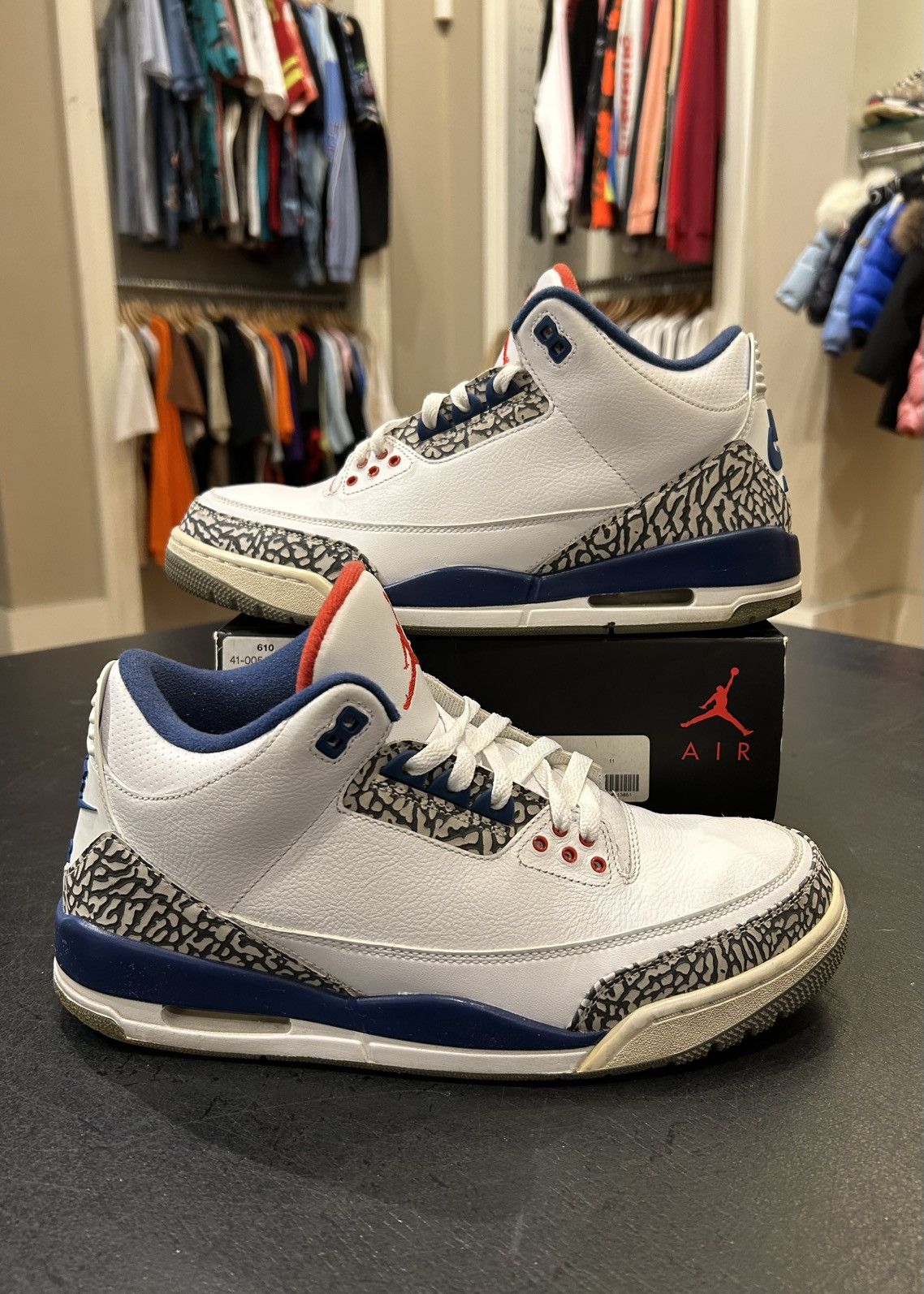 Jordan Brand Jordan 3 Retro ‘True Blue’ Size US 11 / EU 44 - 1 Thumbnail