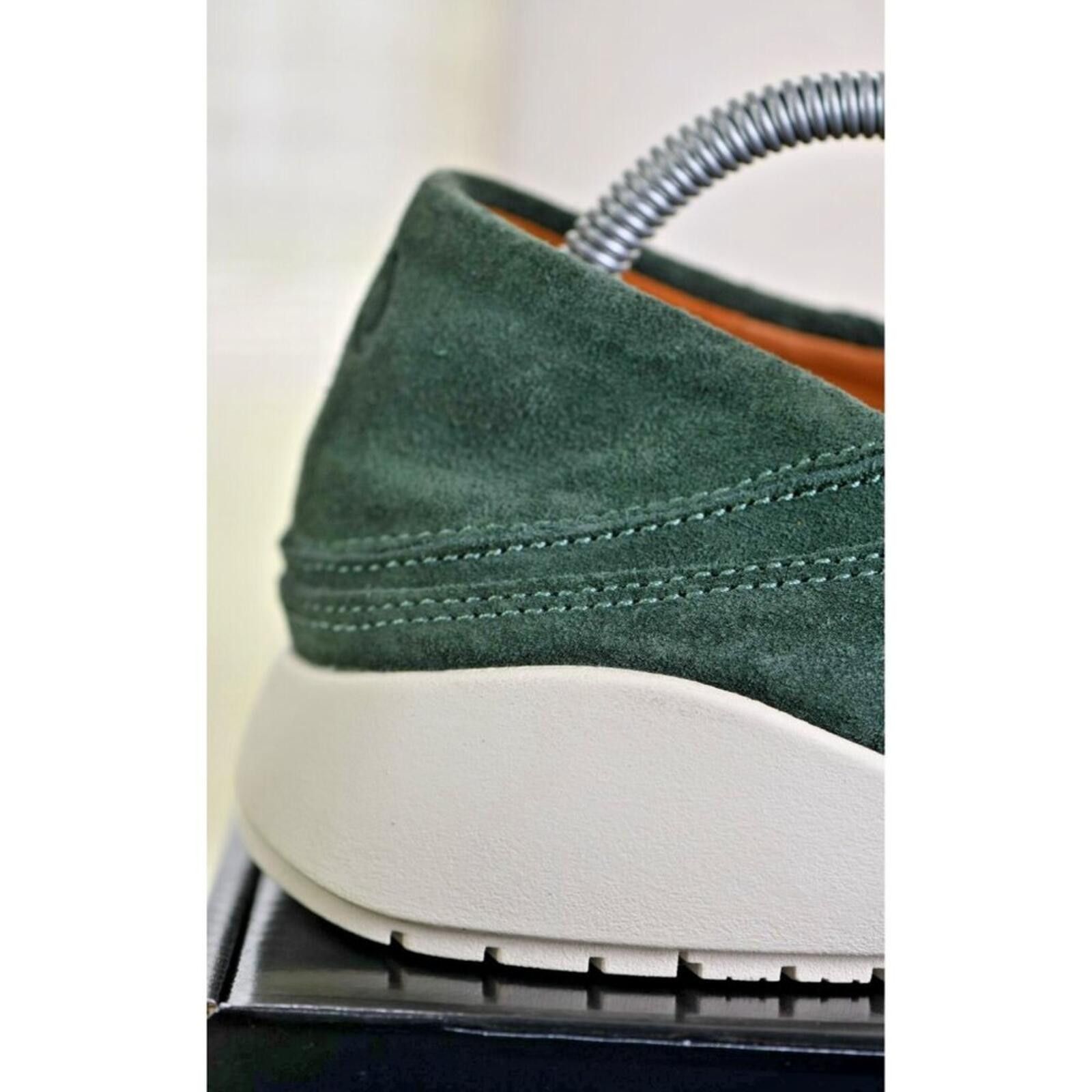 Olukai Olukai Ka'a Driver Moccasin | Italian Suede| Color: Green Size US 10 / EU 43 - 12 Thumbnail