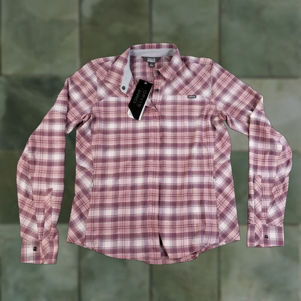 Orvis VINTAGE Orvis Shirt Women's XS Purple Plaid Stretch Button-Up Collared Lightweight Pocketed 90s Womens Size XS / US 0-2 / IT 36-38 - 1 Thumbnail