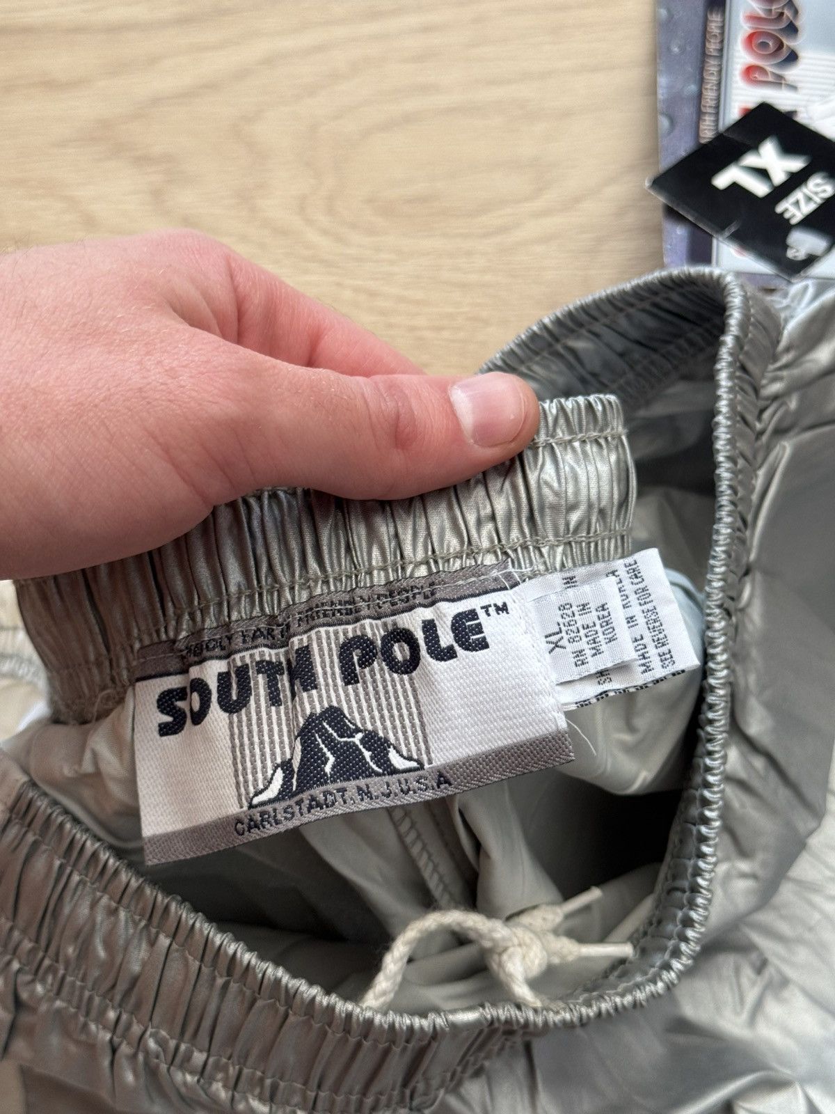 Southpole Vintage 90’s Southpole Rap y2k Silver Polo Shirt and Shorts Size US 36 / EU 52 - 12 Thumbnail