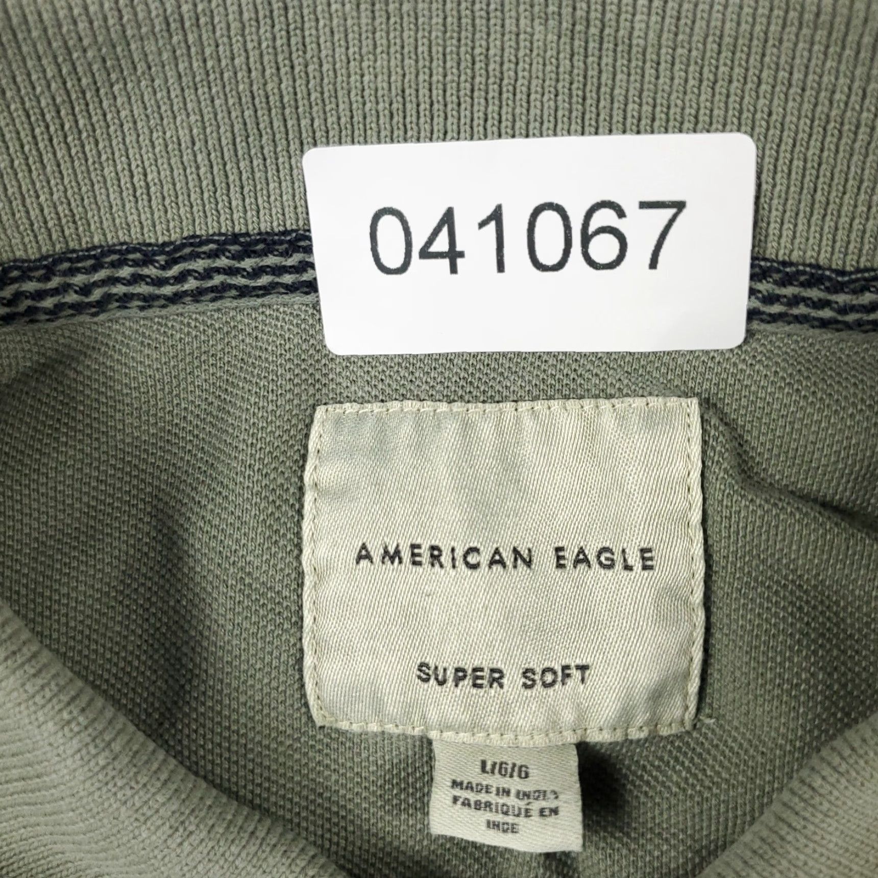 American Eagle Outfitters VINTAGE American Eagle Polo Shirt Mens Large Beige Casual Short Sleeve Adult Size US L / EU 52-54 / 3 - 6 Thumbnail