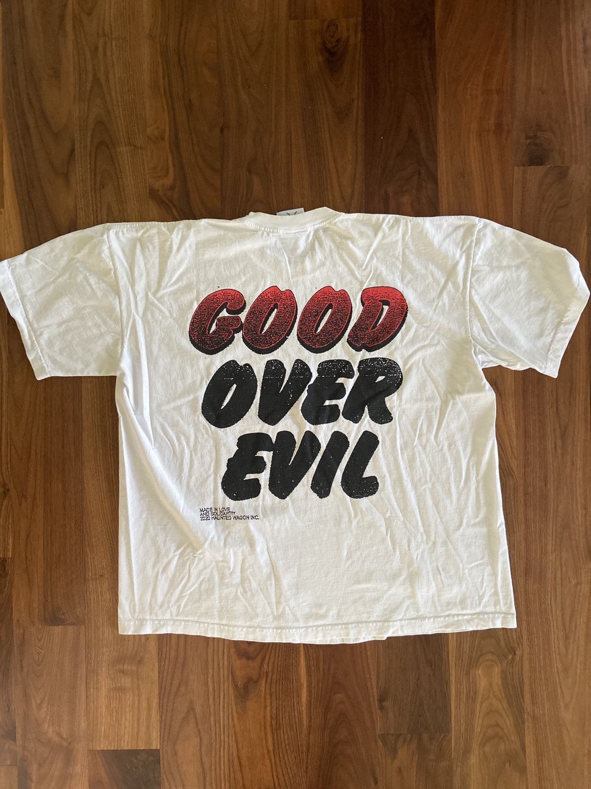 Online Ceramics Online Ceramics BLM Good Over Evil Tshirt Size US XXL / EU 58 / 5 - 5 Thumbnail