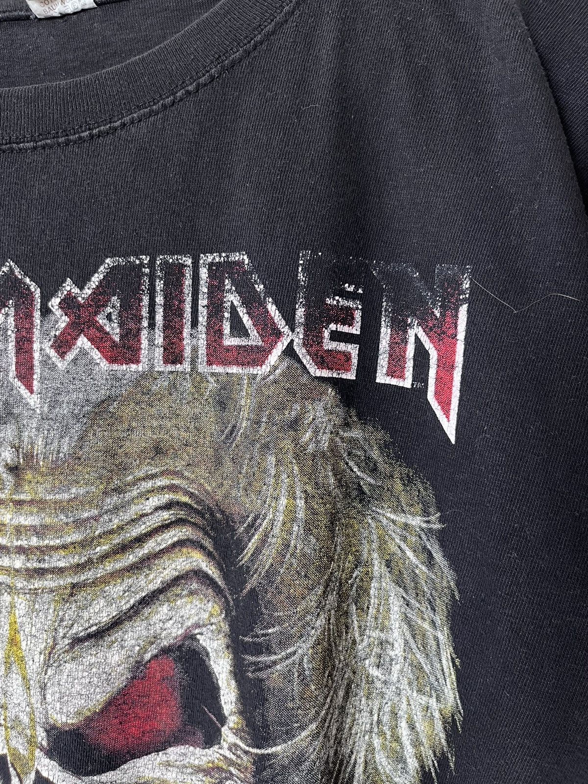 Band Tees Vintage Y2K Iron Maiden Middle Finger Fuck You Tee T-Shirt Size US L / EU 52-54 / 3 - 4 Thumbnail