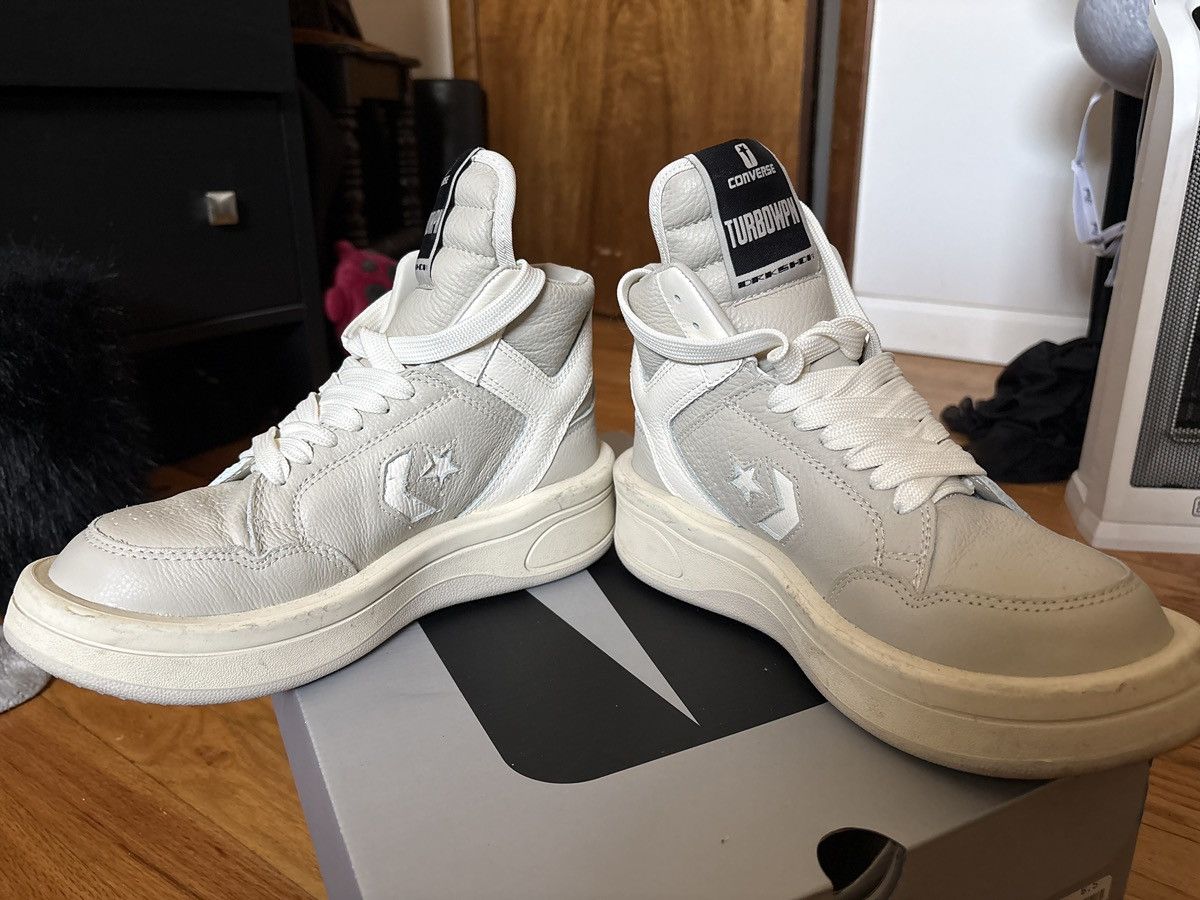 Converse × Rick Owens Drkshdw RICK OWENS DRKSHDW Converse Edition TURBOWPN Size US 6.5 / IT 36.5 - 4 Thumbnail