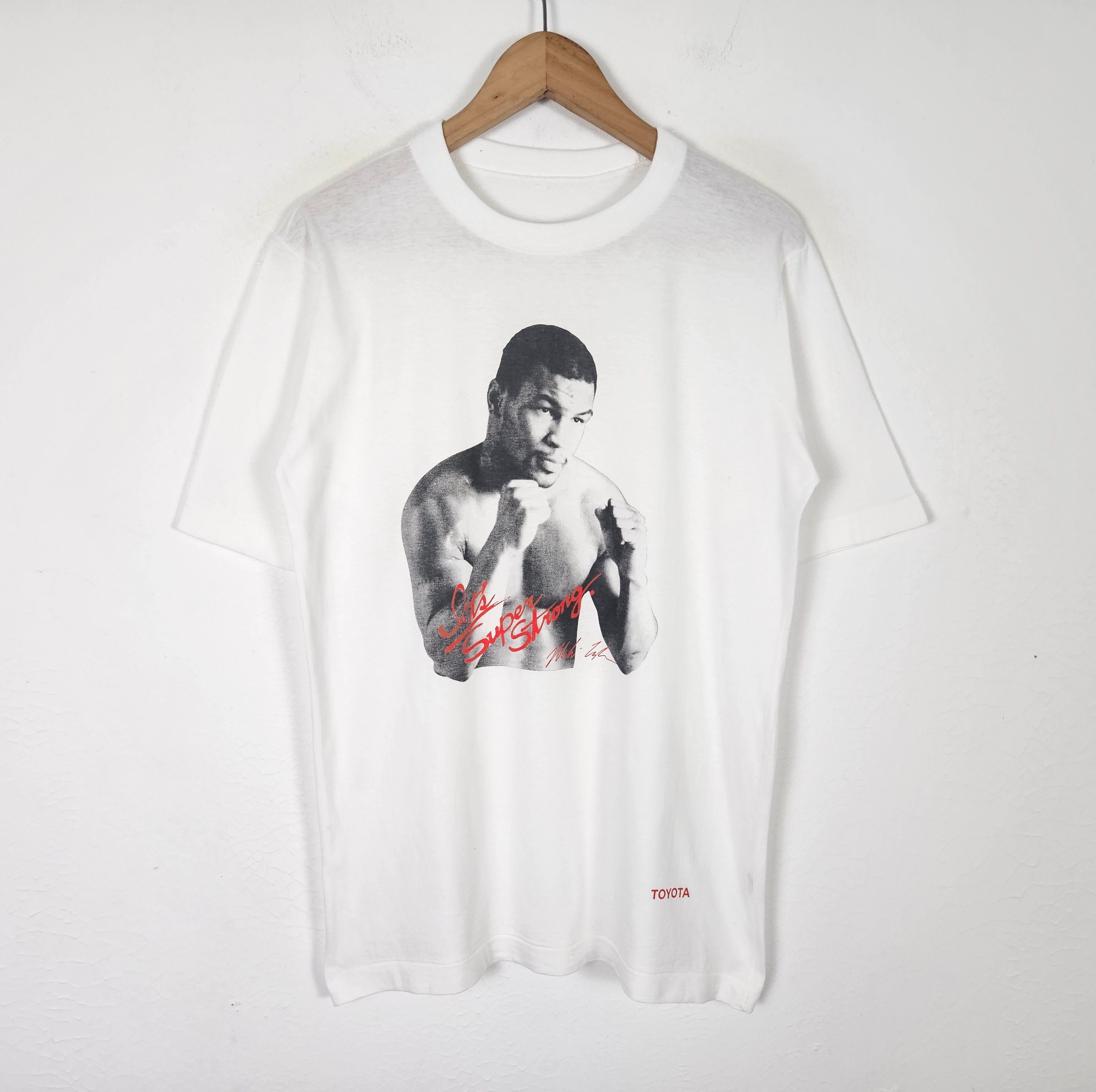 Vintage Vintage 90s Mike Tyson America Legend Boxer Iron Mike shirt Size US M / EU 48-50 / 2 - 2 Thumbnail