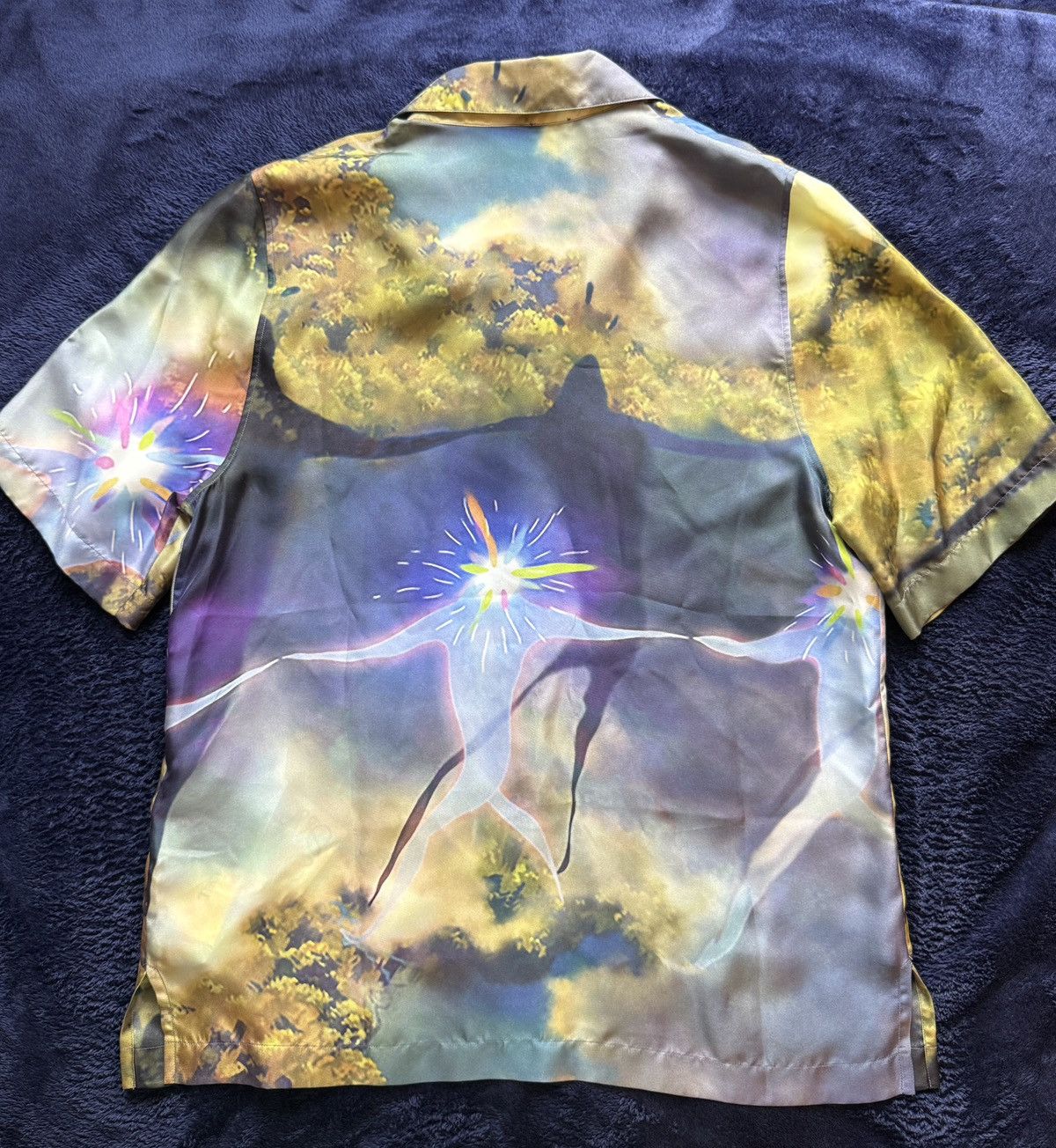 Loewe LOEWE STUDIO GHIBLI Howls Moving Castle Magic Sky Silk Shirt Size US L / EU 52-54 / 3 - 18 Thumbnail