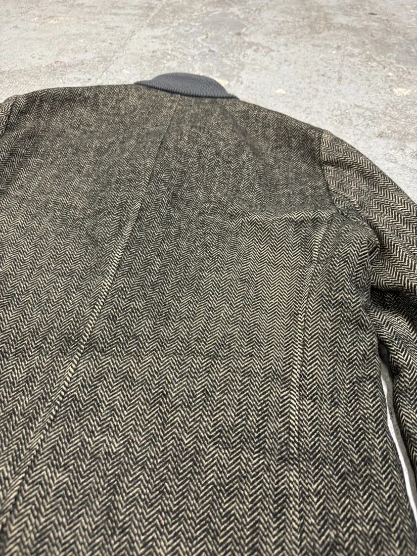 Emporio Armani × Vintage AW2009 Emporio Armani Raw Wool Grey Long Coat Size US M / EU 48-50 / 2 - 10 Thumbnail